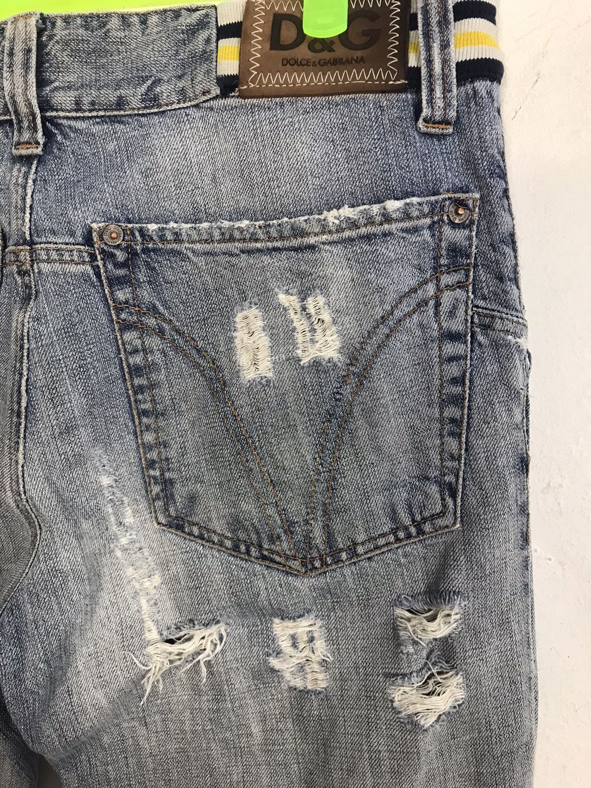 Dolce & Gabbana Dolce & Gabbana It Tierre Spa Buttonfly Indigo Straight Cut Size US 32 / EU 48 - 6 Thumbnail