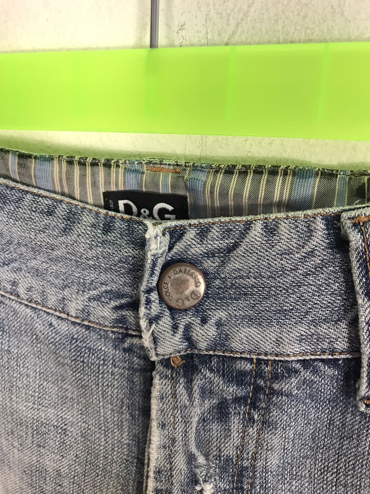Dolce & Gabbana Dolce & Gabbana It Tierre Spa Buttonfly Indigo Straight Cut Size US 32 / EU 48 - 5 Thumbnail