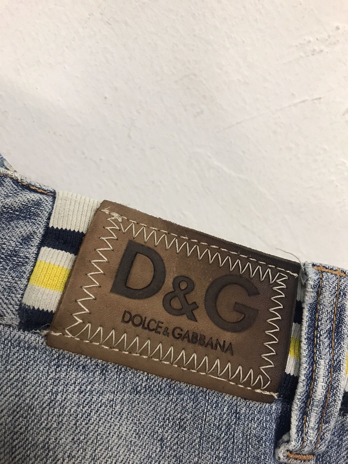 Dolce & Gabbana Dolce & Gabbana It Tierre Spa Buttonfly Indigo Straight Cut Size US 32 / EU 48 - 8 Thumbnail