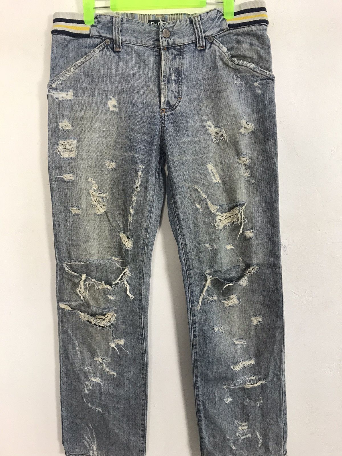 Dolce & Gabbana Dolce & Gabbana It Tierre Spa Buttonfly Indigo Straight Cut Size US 32 / EU 48 - 3 Thumbnail