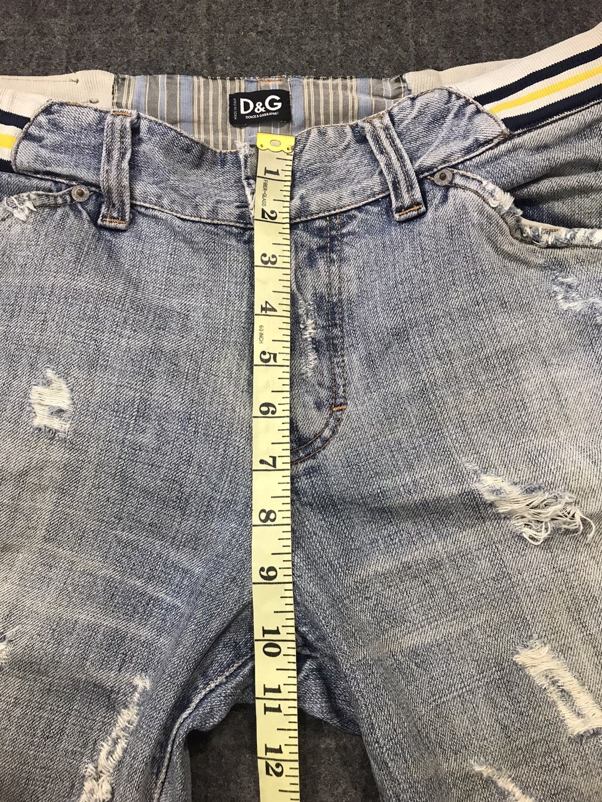 Dolce & Gabbana Dolce & Gabbana It Tierre Spa Buttonfly Indigo Straight Cut Size US 32 / EU 48 - 15 Thumbnail