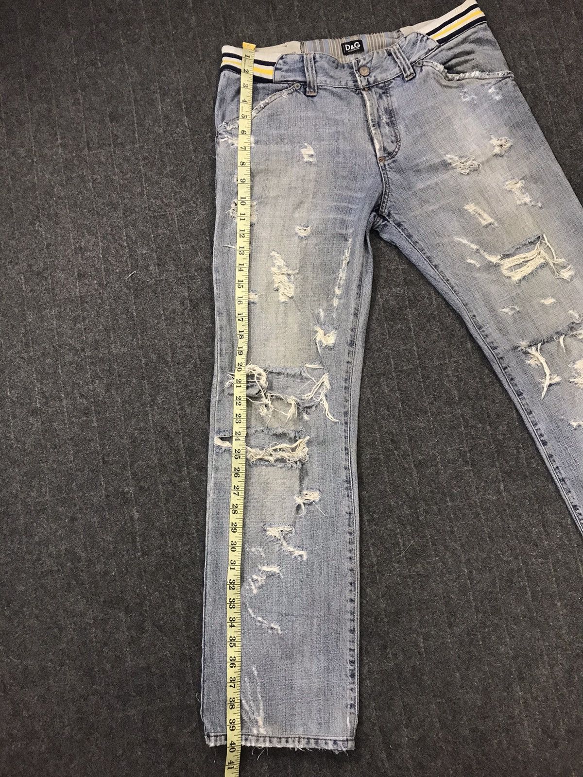 Dolce & Gabbana Dolce & Gabbana It Tierre Spa Buttonfly Indigo Straight Cut Size US 32 / EU 48 - 13 Thumbnail
