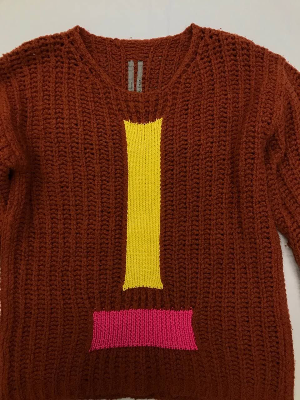 Rick Owens Rick Owens Orange AS Sample Sweater PERFORMA FW20 (0237) Size US S / EU 44-46 / 1 - 3 Thumbnail