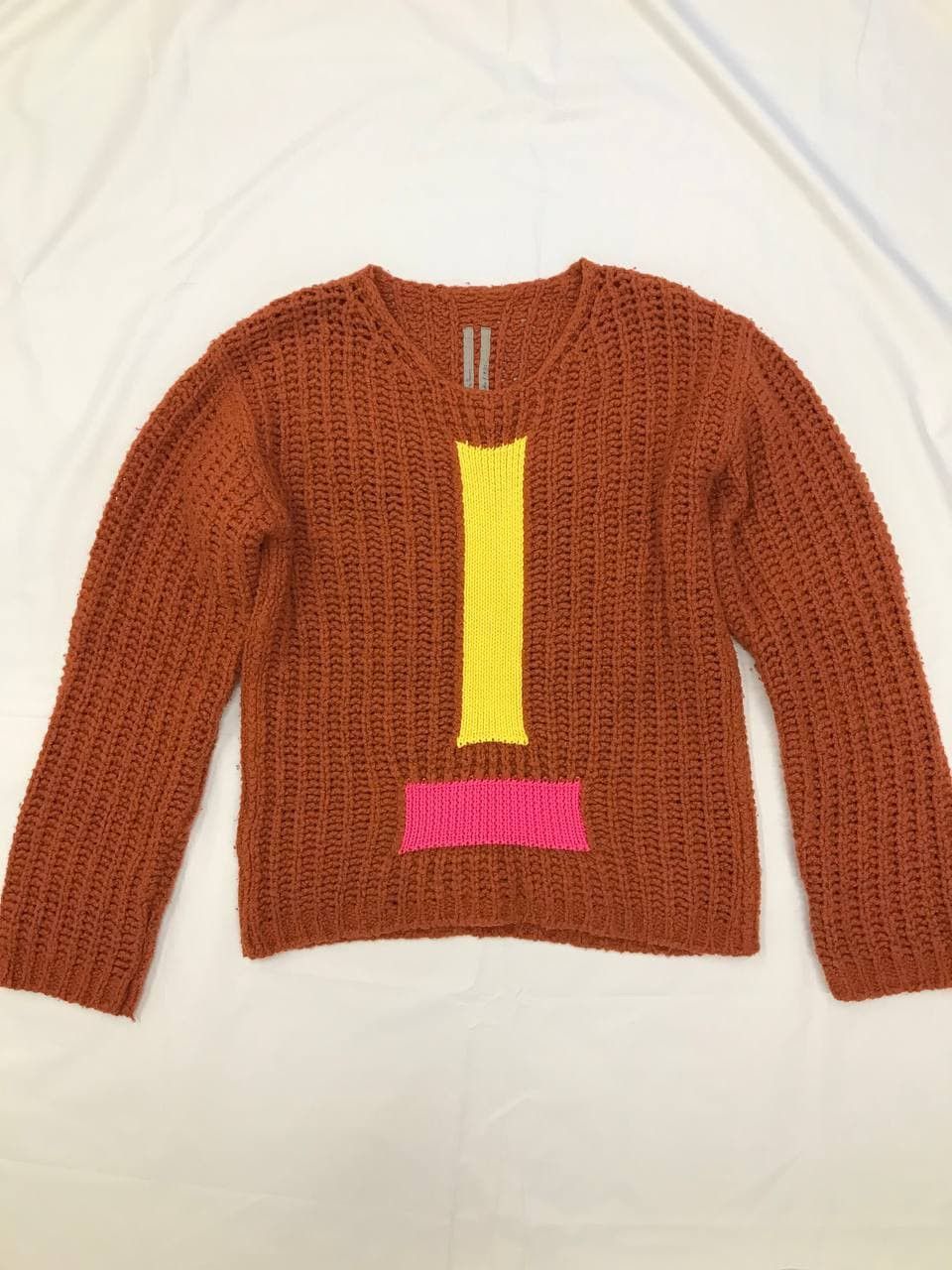Rick Owens Rick Owens Orange AS Sample Sweater PERFORMA FW20 (0237) Size US S / EU 44-46 / 1 - 1 Thumbnail