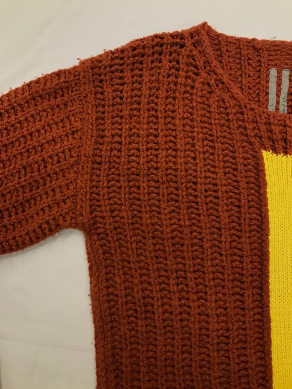 Rick Owens Rick Owens Orange AS Sample Sweater PERFORMA FW20 (0237) Size US S / EU 44-46 / 1 - 5 Thumbnail