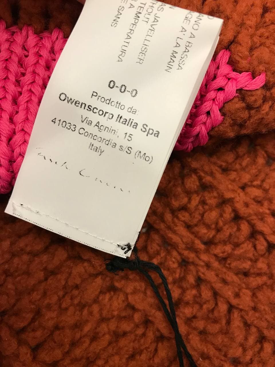 Rick Owens Rick Owens Orange AS Sample Sweater PERFORMA FW20 (0237) Size US S / EU 44-46 / 1 - 10 Thumbnail