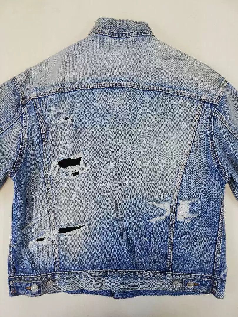 Balenciaga Balenciaga 21aw Denim JKT DMGD Size US S / EU 44-46 / 1 - 4 Thumbnail