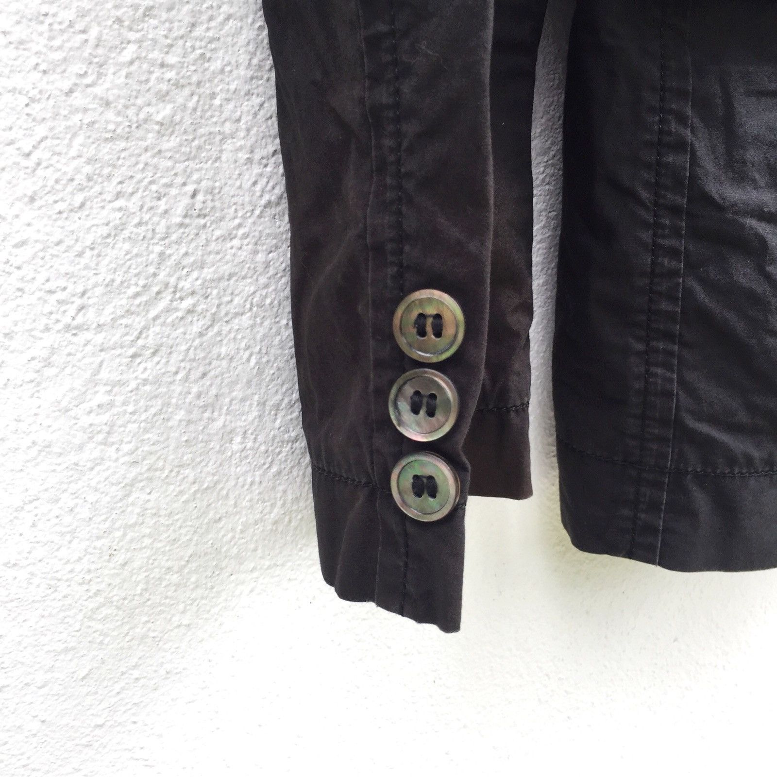 Comme des Garcons CDGH AD2008 Black Minimalist Button Light Jacket Size US M / EU 48-50 / 2 - 5 Thumbnail