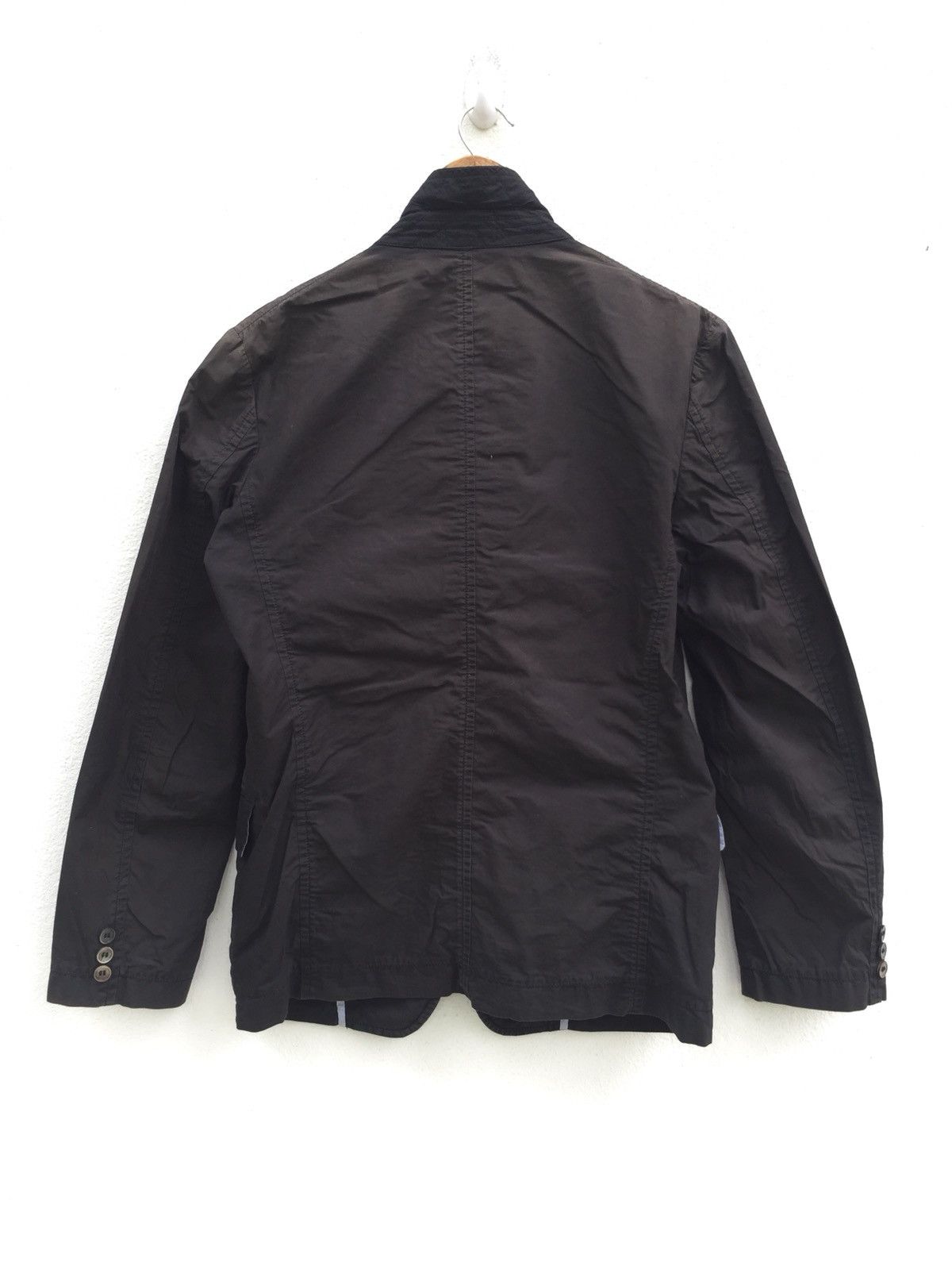 Comme des Garcons CDGH AD2008 Black Minimalist Button Light Jacket Size US M / EU 48-50 / 2 - 2 Thumbnail