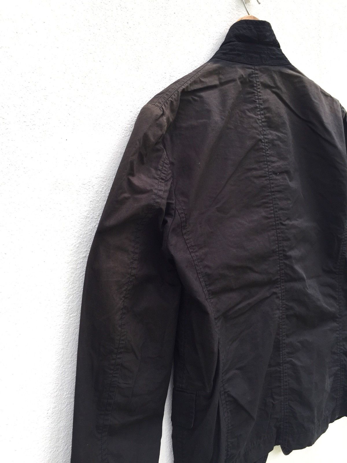 Comme des Garcons CDGH AD2008 Black Minimalist Button Light Jacket Size US M / EU 48-50 / 2 - 11 Thumbnail