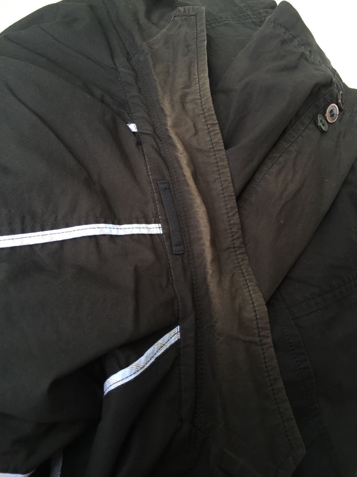 Comme des Garcons CDGH AD2008 Black Minimalist Button Light Jacket Size US M / EU 48-50 / 2 - 13 Thumbnail