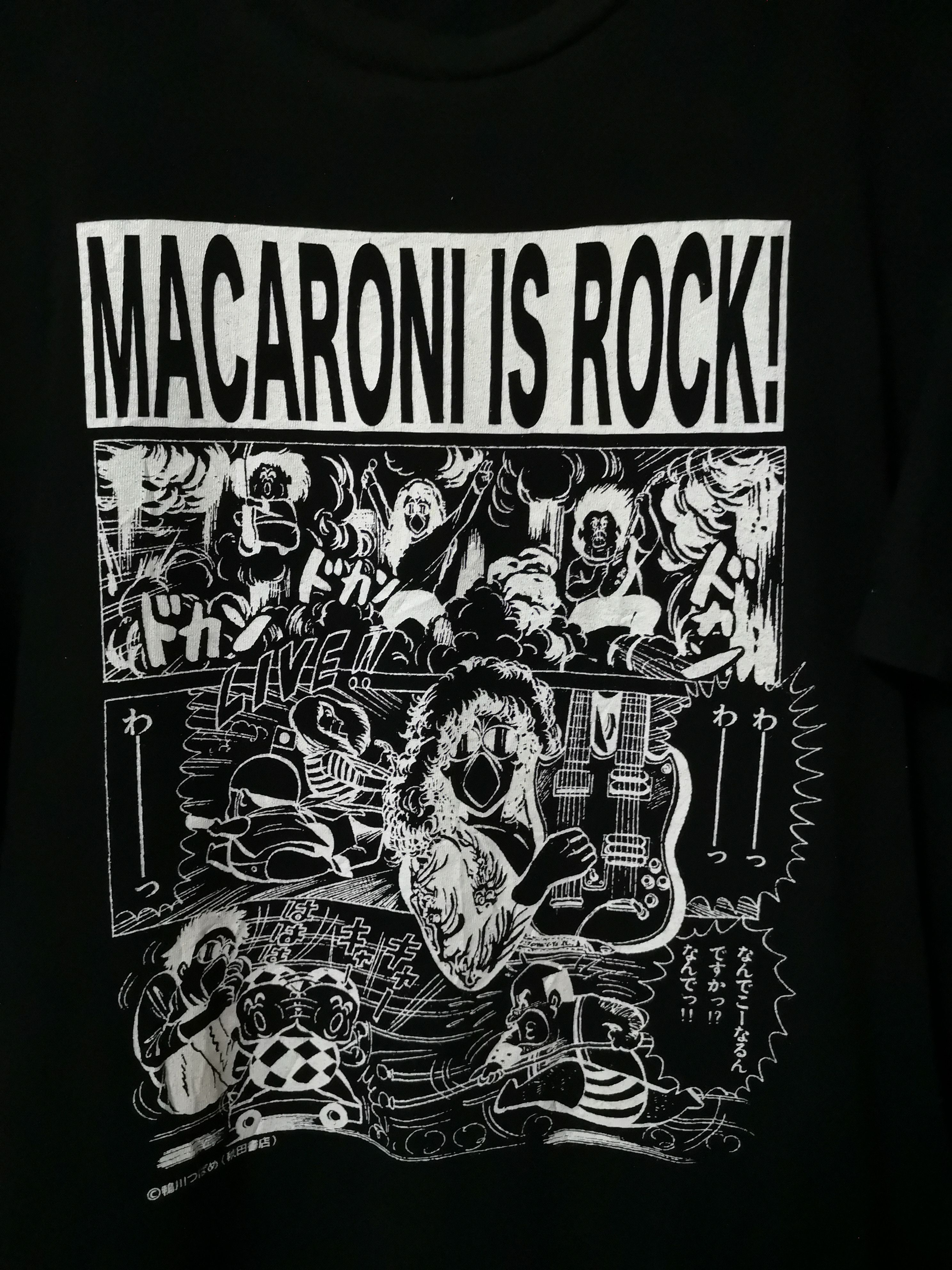 Anime × Cartoon Network × Japanese Brand "Macaroni Is Rock" Nice Printed Tee Size US XL / EU 56 / 4 - 2 Thumbnail