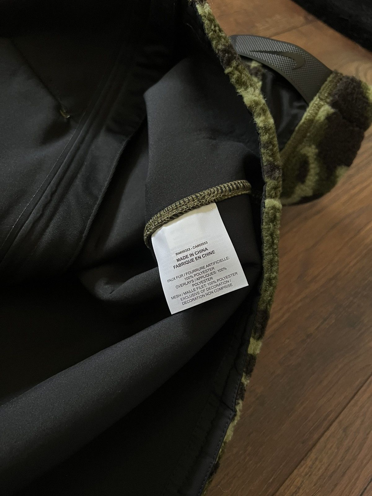 Alyx Nike Alyx MMW Camo Fleece Side Zip Jacket Size US XL / EU 56 / 4 - 3 Thumbnail