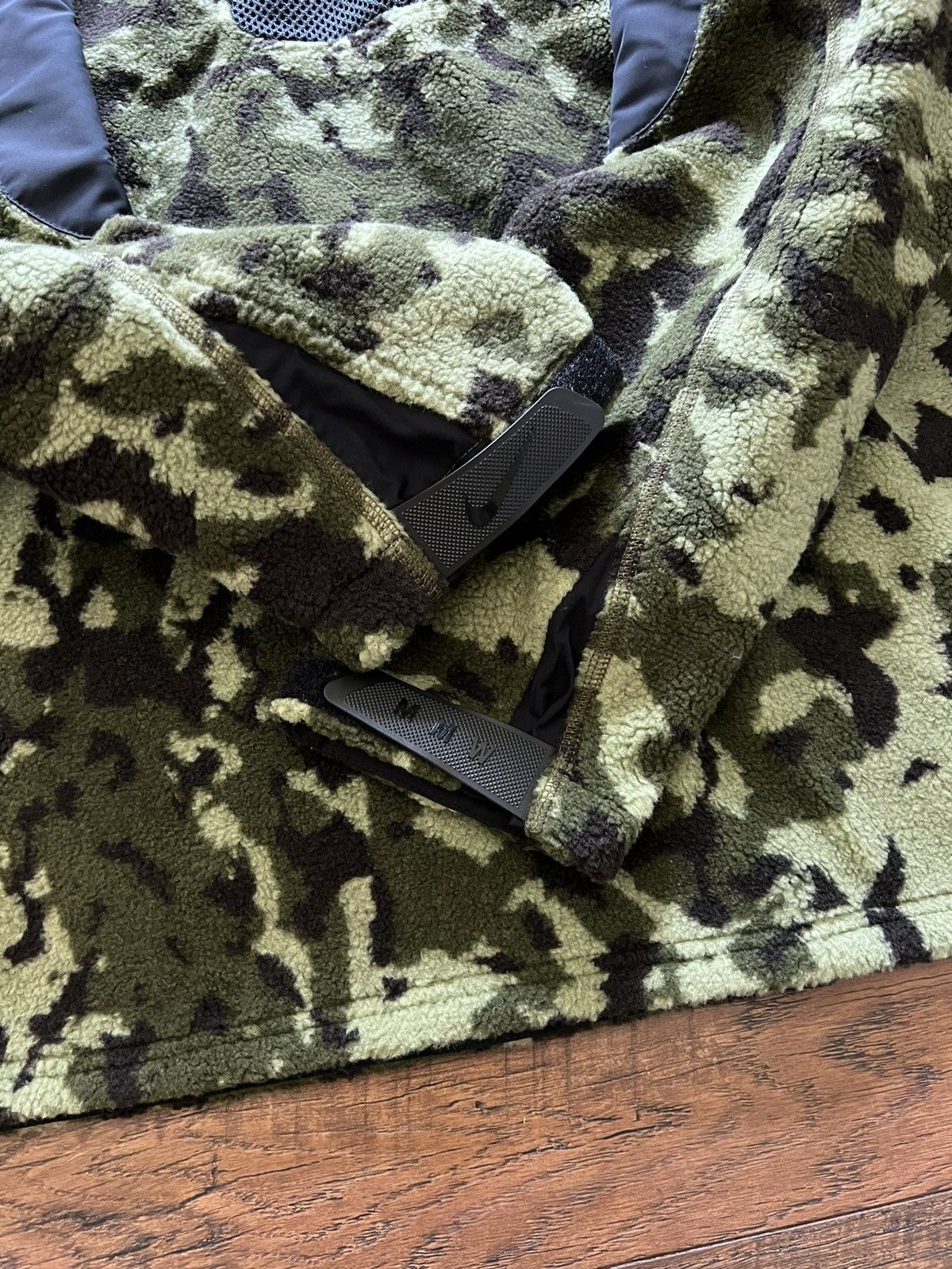 Alyx Nike Alyx MMW Camo Fleece Side Zip Jacket Size US XL / EU 56 / 4 - 6 Thumbnail