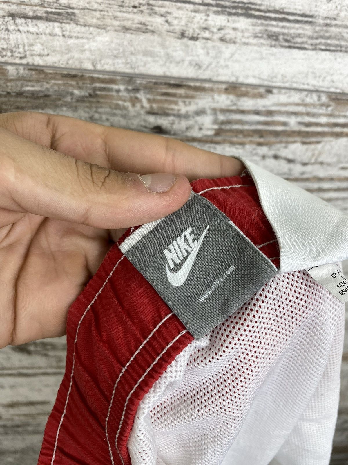 Nike ACG × Vintage Mens Vintage Nike swoosh logo shorts streetwear y2k drill Size US 36 / EU 52 - 9 Thumbnail
