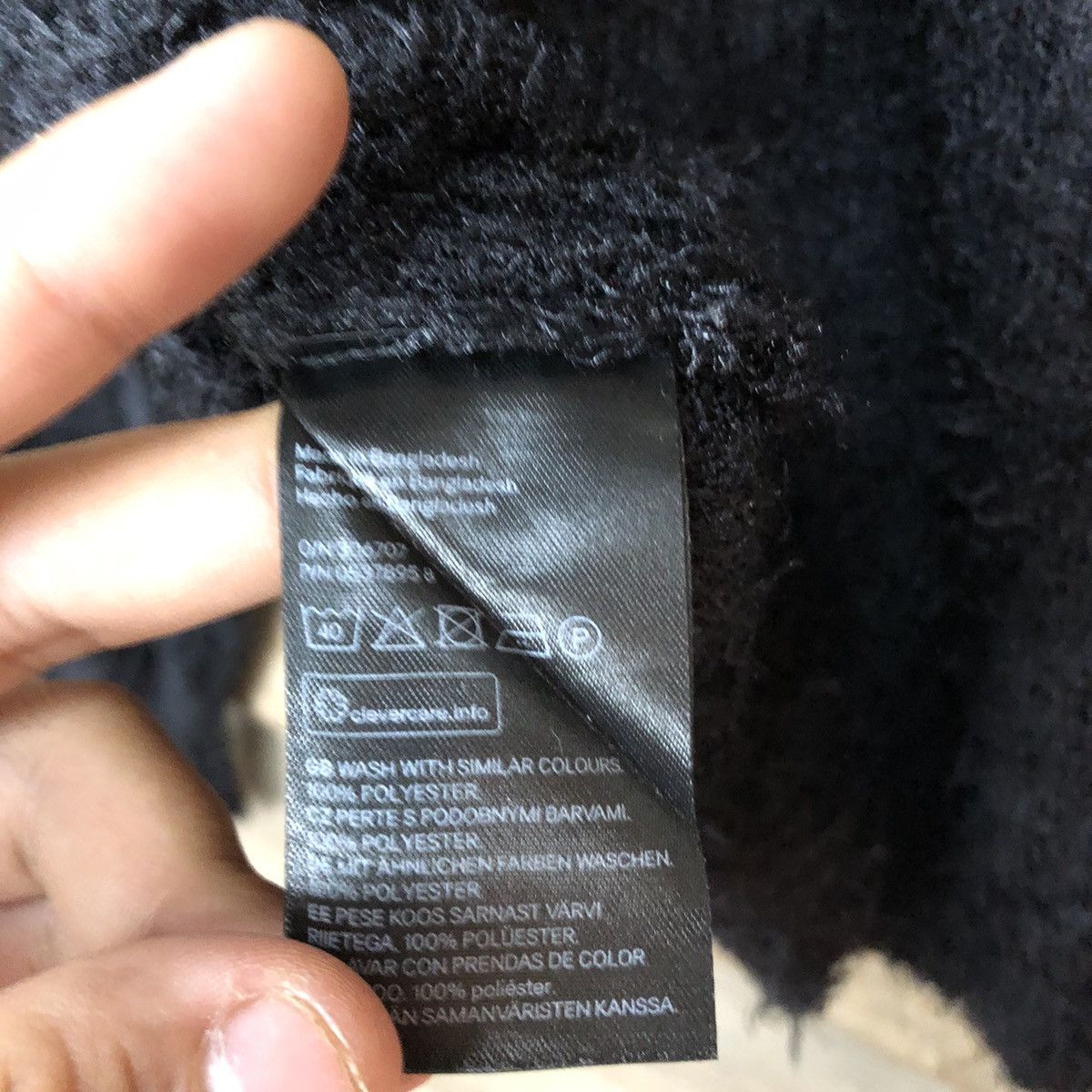 Homespun Knitwear Black Mohair Soft Fur Shag Shaggy Knitwear #0531 Size M / US 6-8 / IT 42-44 - 13 Thumbnail