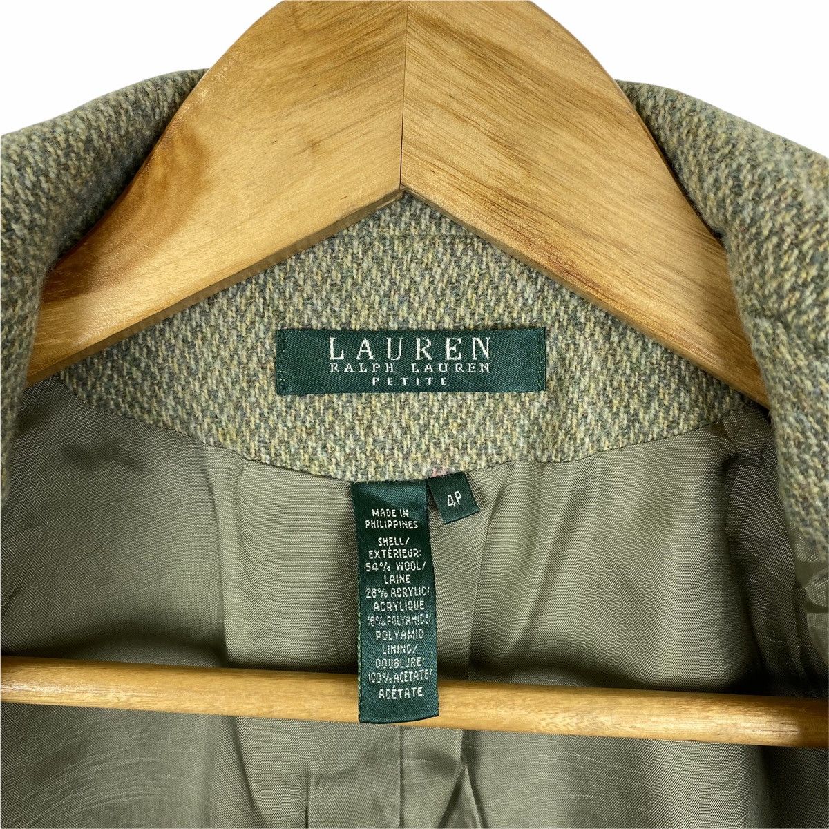Polo Ralph Lauren × Vintage VINTAGE POLO RALPH LAUREN PETITE COATS BLAZER JACKET Size 34S - 6 Thumbnail