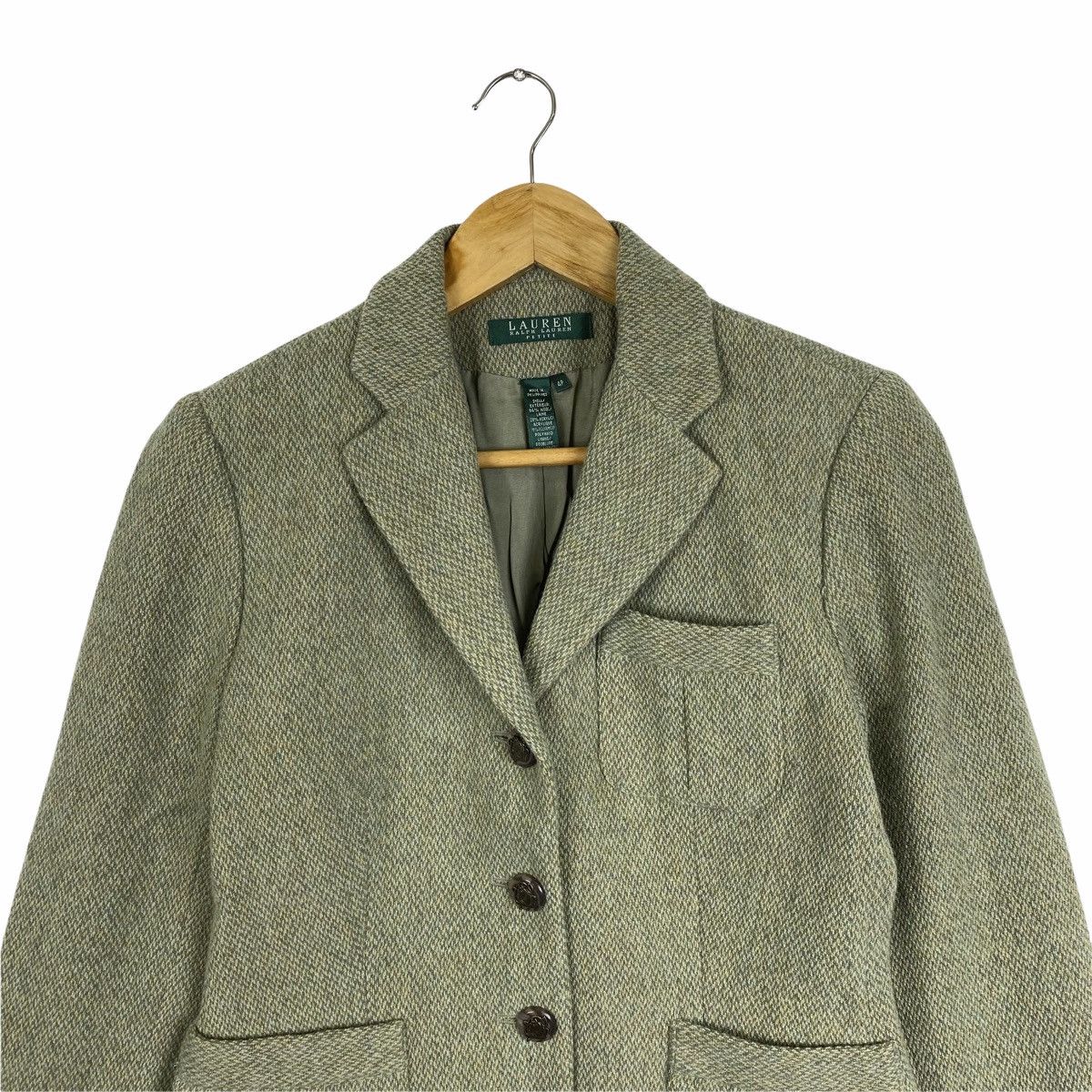 Polo Ralph Lauren × Vintage VINTAGE POLO RALPH LAUREN PETITE COATS BLAZER JACKET Size 34S - 5 Thumbnail