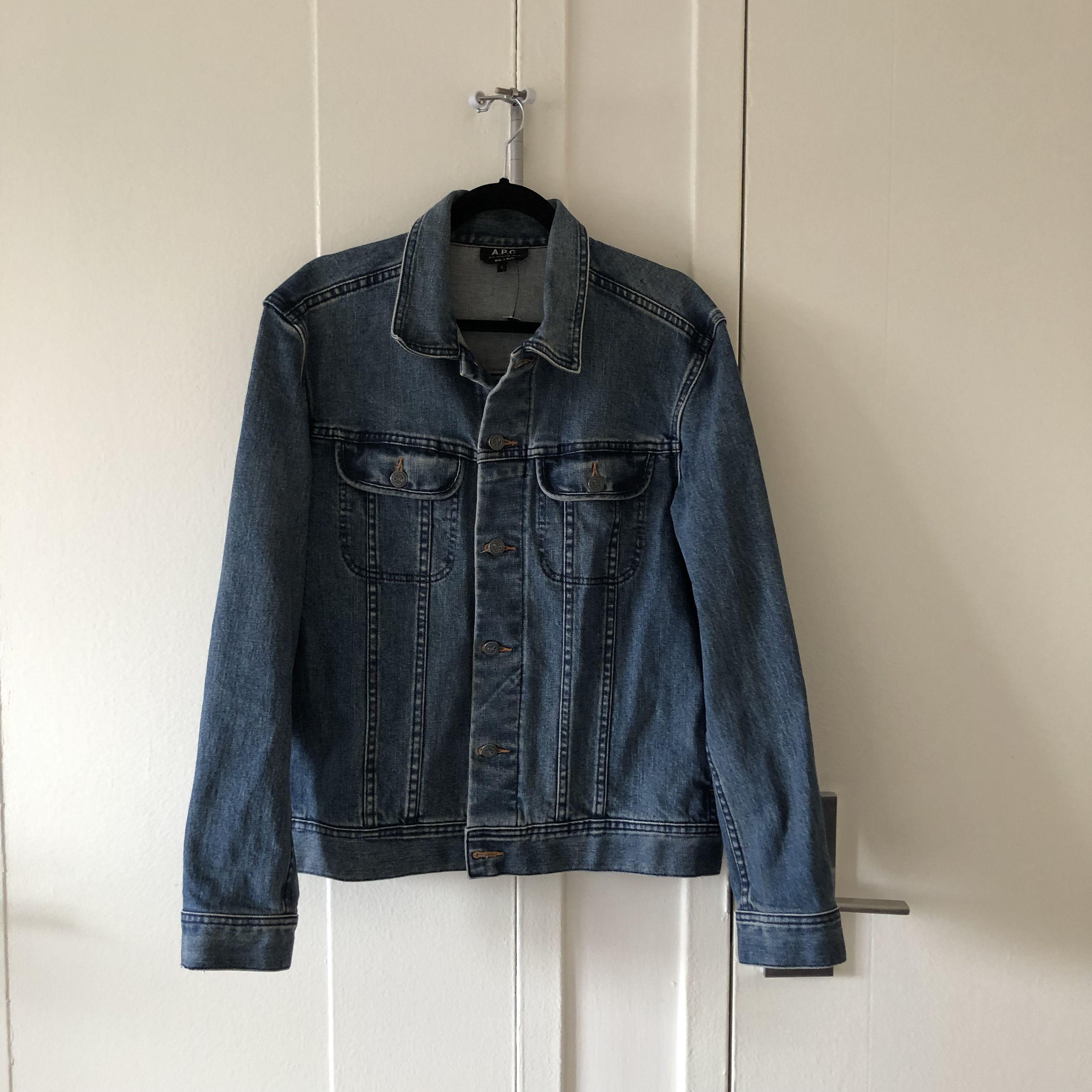 A.P.C. A.P.C Denim Jacket Size US L / EU 52-54 / 3 - 1 Thumbnail