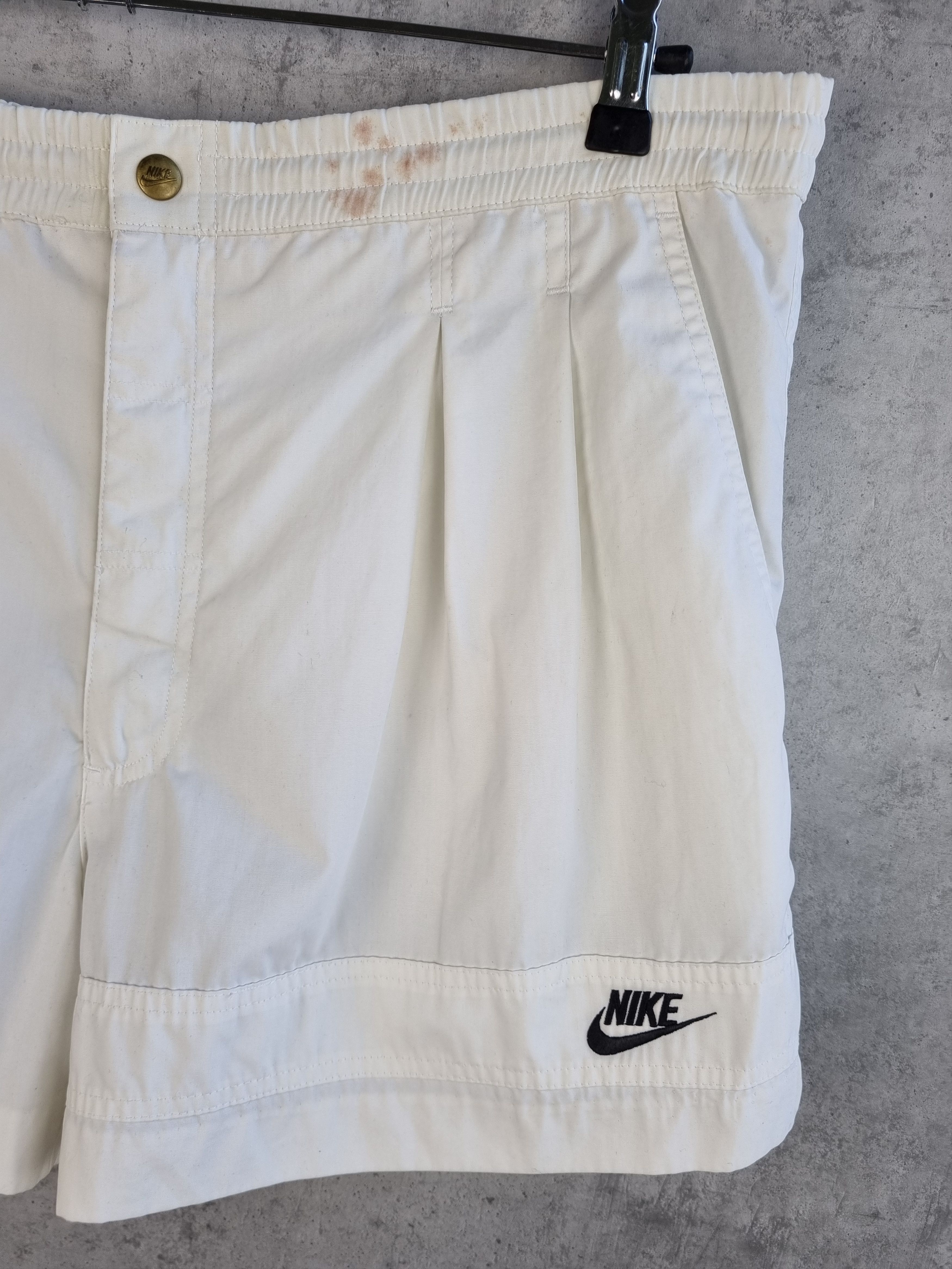 Nike × Vintage 90s Andre Agassi Nike Gray tag Tennis Shorts Size US 34 / EU 50 - 4 Thumbnail