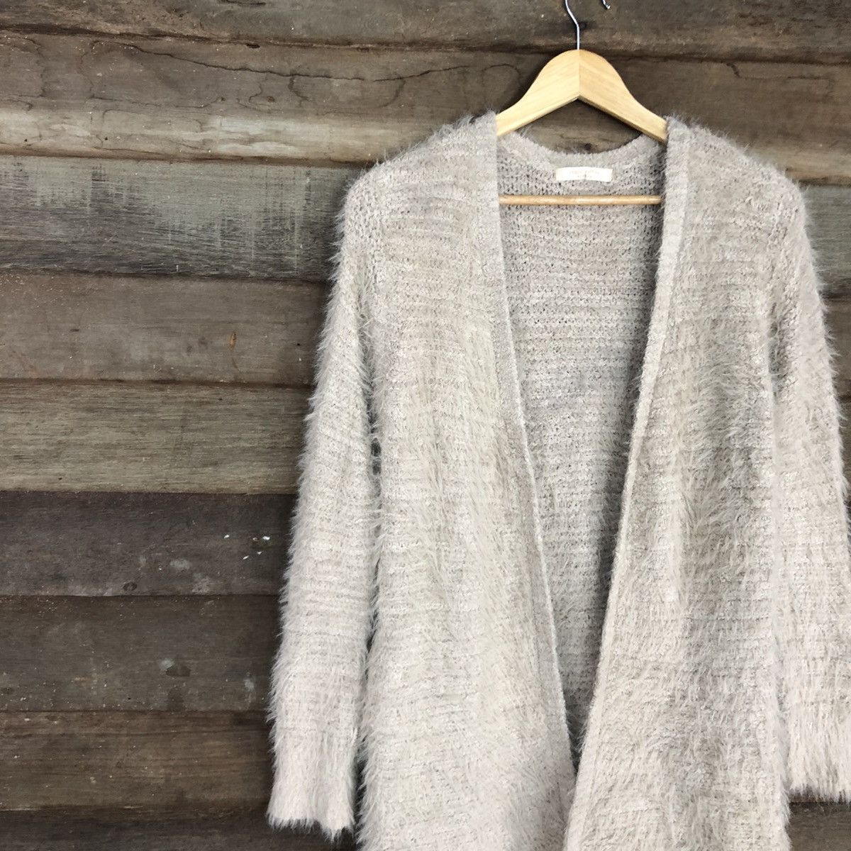 Homespun Knitwear Vintage JAPAN Mohair Brown Cardigan Knitwear #0491 Size US M / EU 48-50 / 2 - 7 Thumbnail