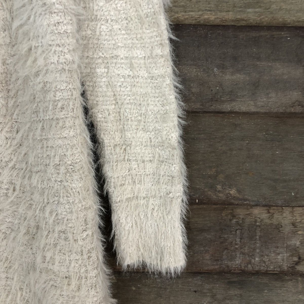 Homespun Knitwear Vintage JAPAN Mohair Brown Cardigan Knitwear #0491 Size US M / EU 48-50 / 2 - 4 Thumbnail
