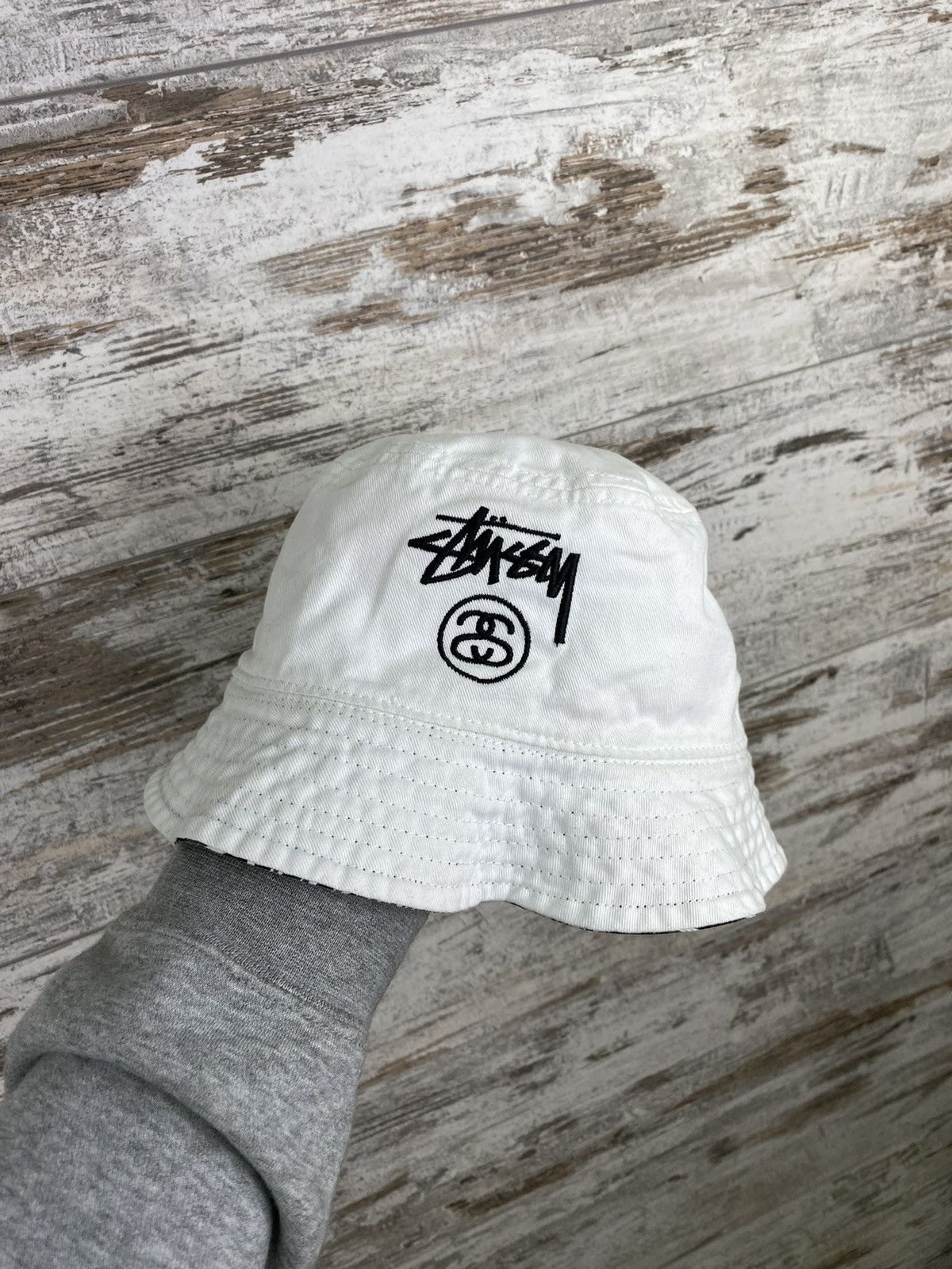 Stussy Mens Vintage Stussy Double-sided panama hat crazy Hawaiian Size ONE SIZE - 6 Thumbnail