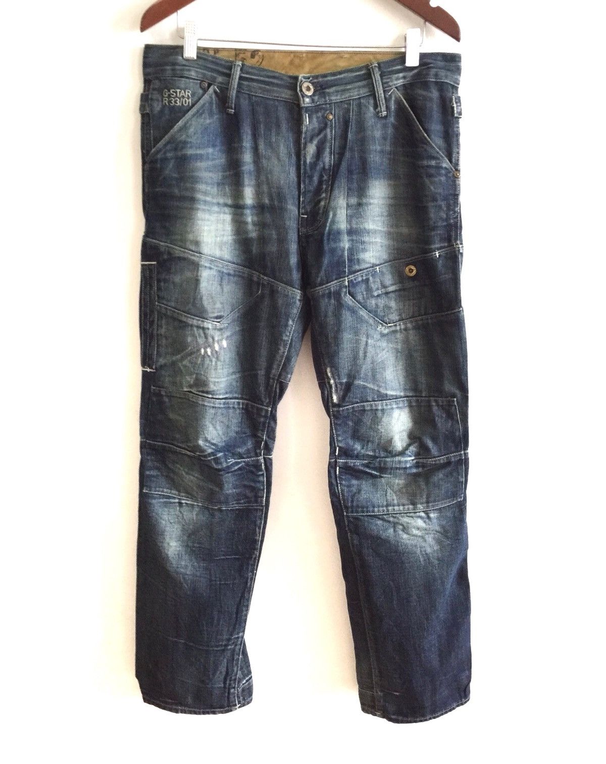 G-Star G-Star Distressed Denim Jeans Trousers Pants Size US 35 - 1 Thumbnail