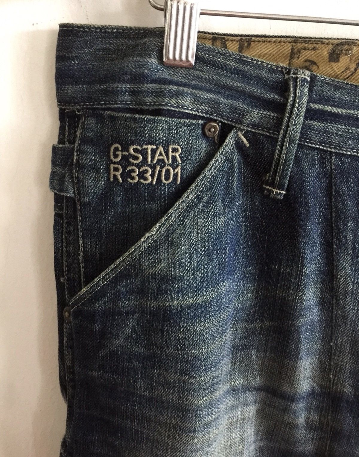 G-Star G-Star Distressed Denim Jeans Trousers Pants Size US 35 - 6 Thumbnail