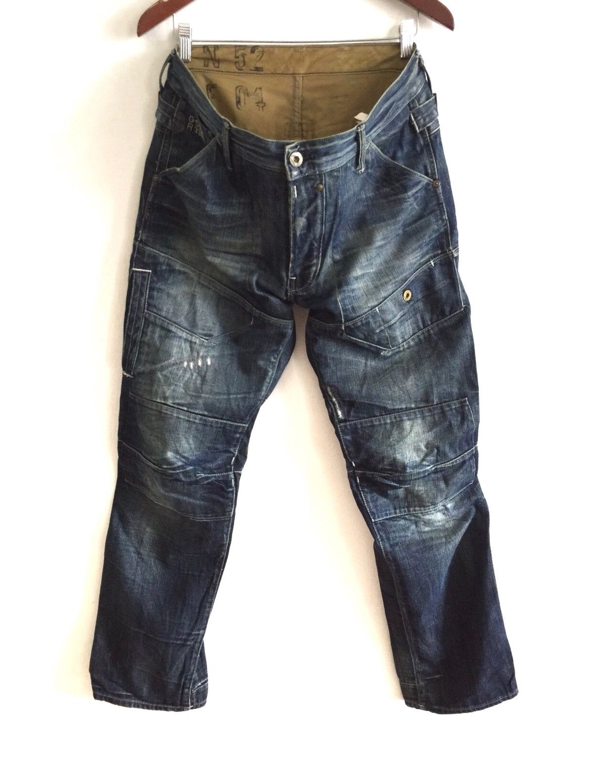 G-Star G-Star Distressed Denim Jeans Trousers Pants Size US 35 - 3 Thumbnail
