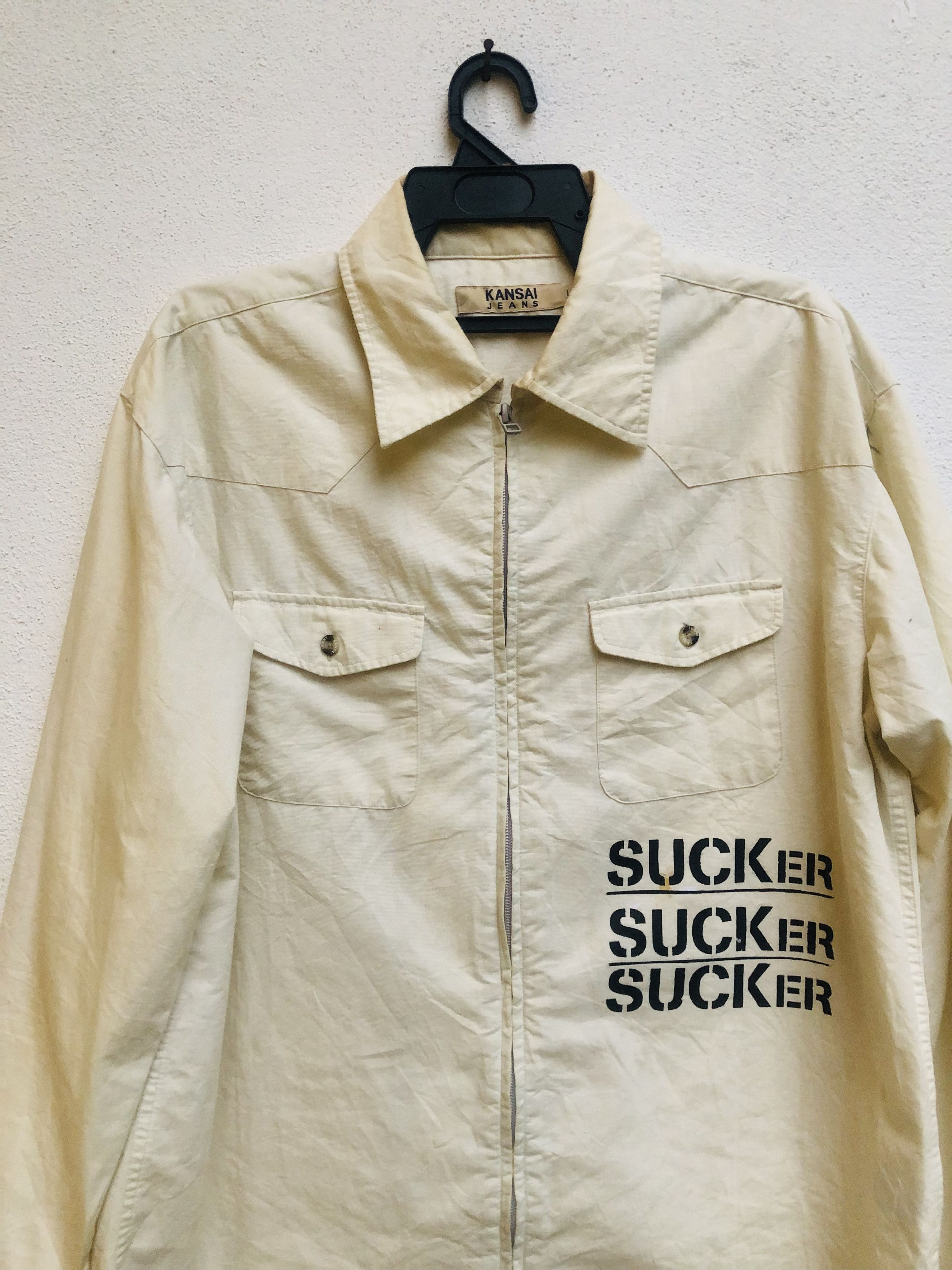 Japanese Brand Vintage Kansai Yamamoto Designed Fashion Style Shirt Size US L / EU 52-54 / 3 - 2 Thumbnail