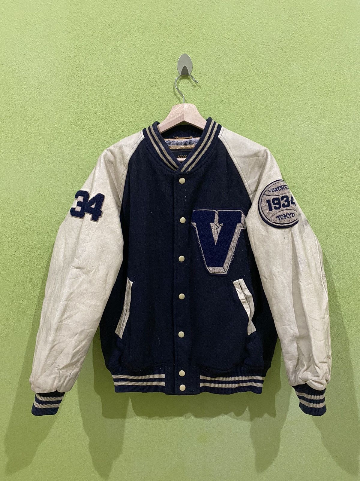 Japanese Brand × Vintage VINTAGE VOX CREW VARSITY JACKET Size US L / EU 52-54 / 3 - 3 Thumbnail