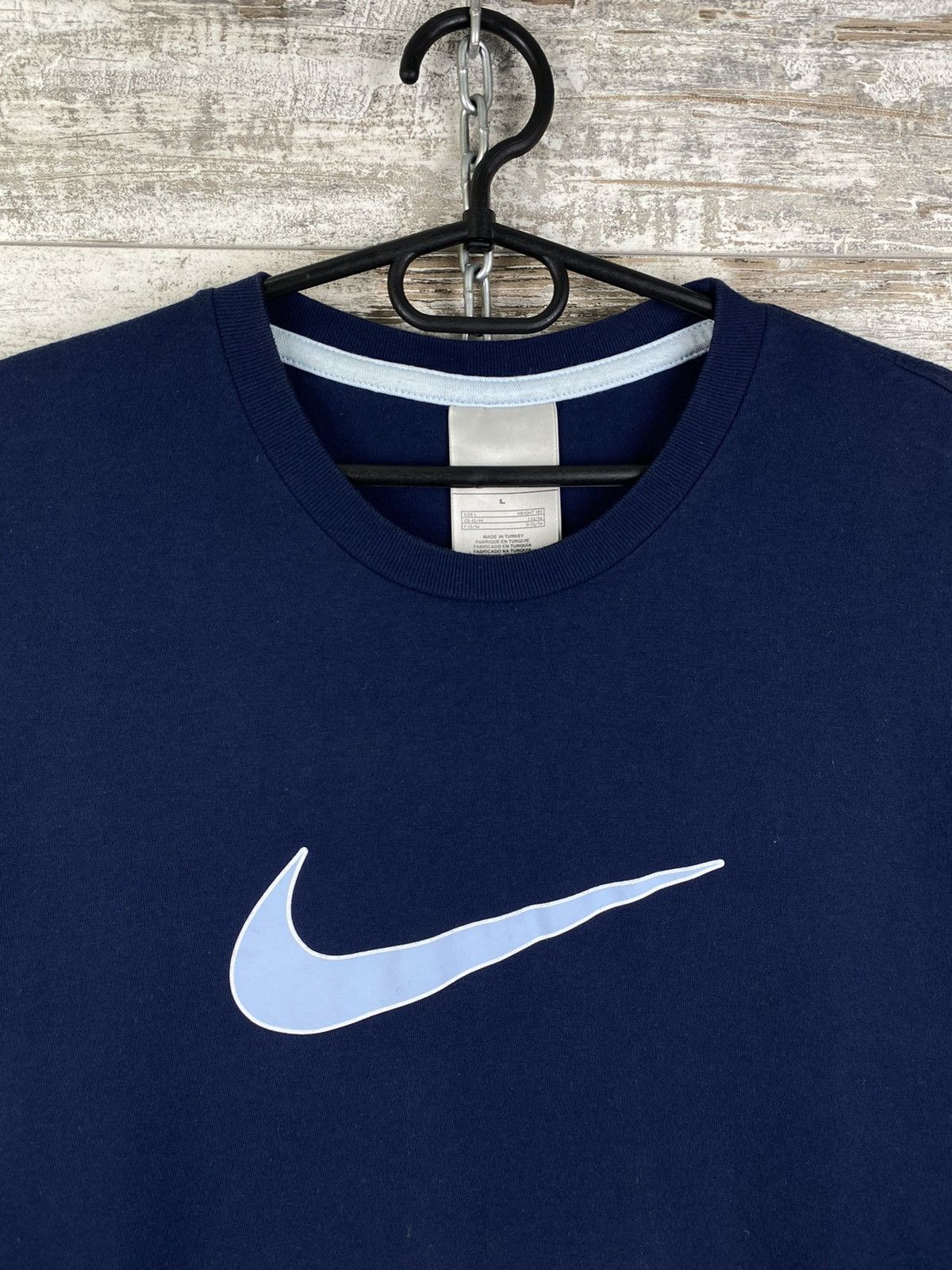Nike Mens Nike T-shirt centre swoosh streetwear y2k tee tn acg Size US L / EU 52-54 / 3 - 2 Thumbnail