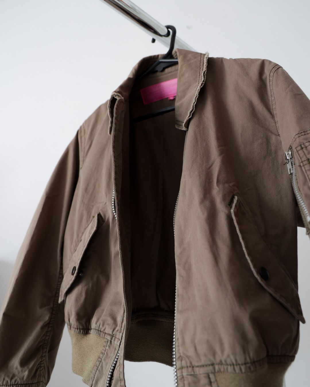 Comme des Garcons AD2003 Junya Watanabe Cropped Military Flight Bomber Jacket Size US S / EU 44-46 / 1 - 12 Thumbnail
