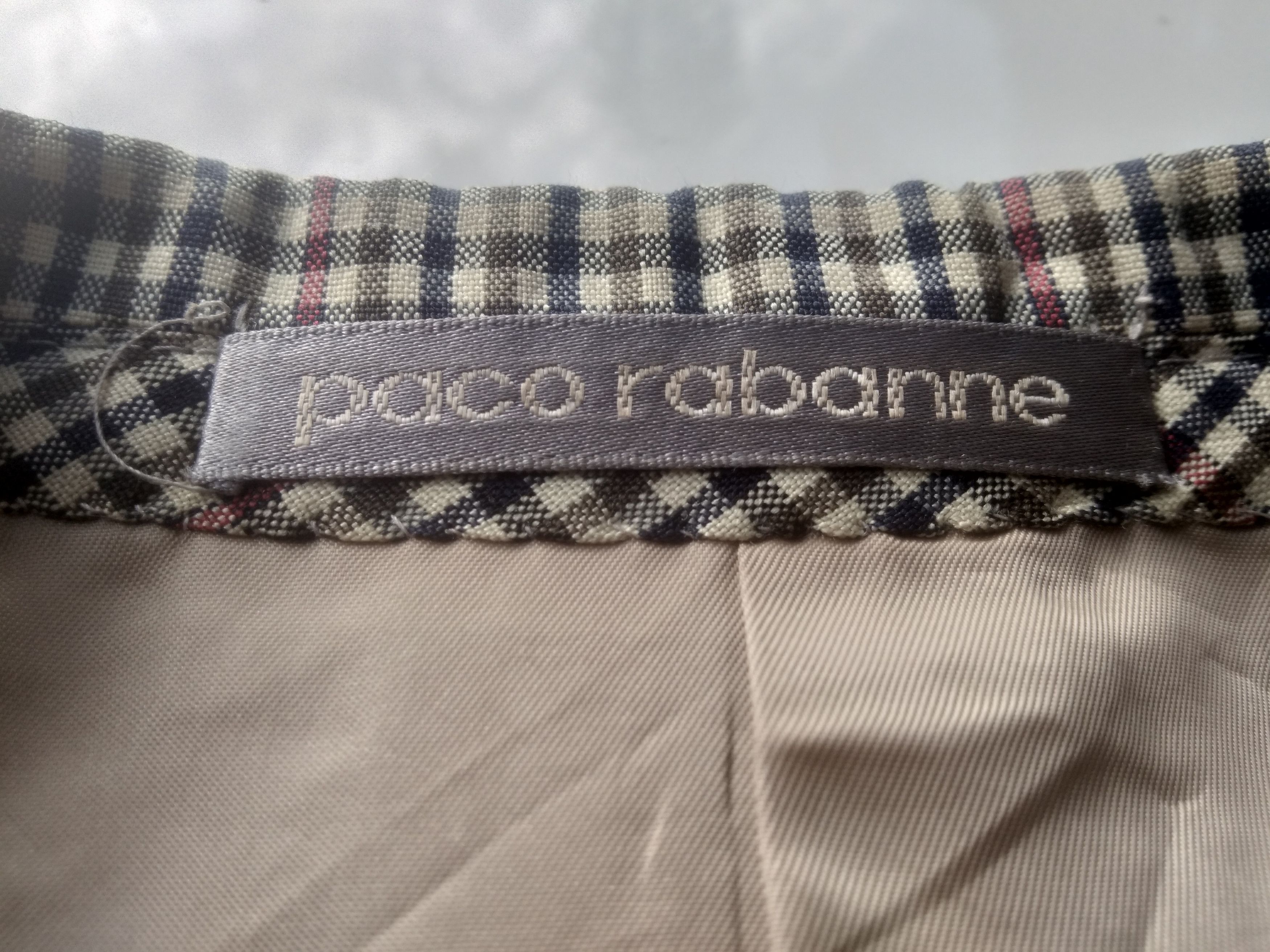 Designer VINTAGE PACO RABANNE LIGHT BLAZER Size US L / EU 52-54 / 3 - 5 Thumbnail