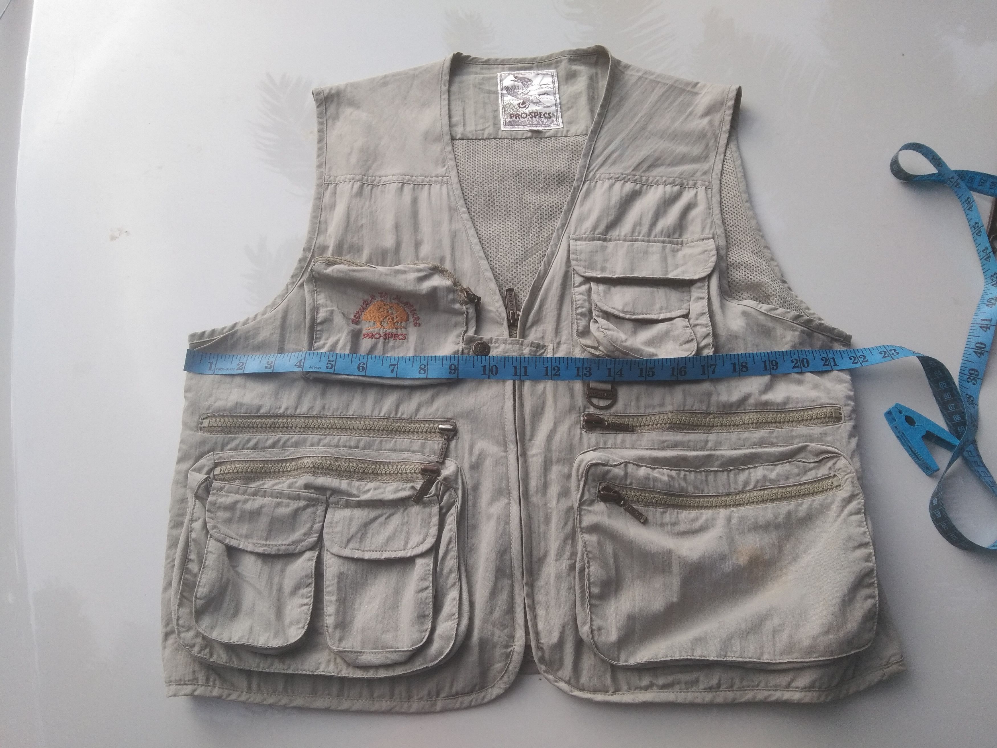 Japanese Brand VINTAGE PRO-SPECS 9 POCKET VEST JACKET Size US L / EU 52-54 / 3 - 12 Thumbnail
