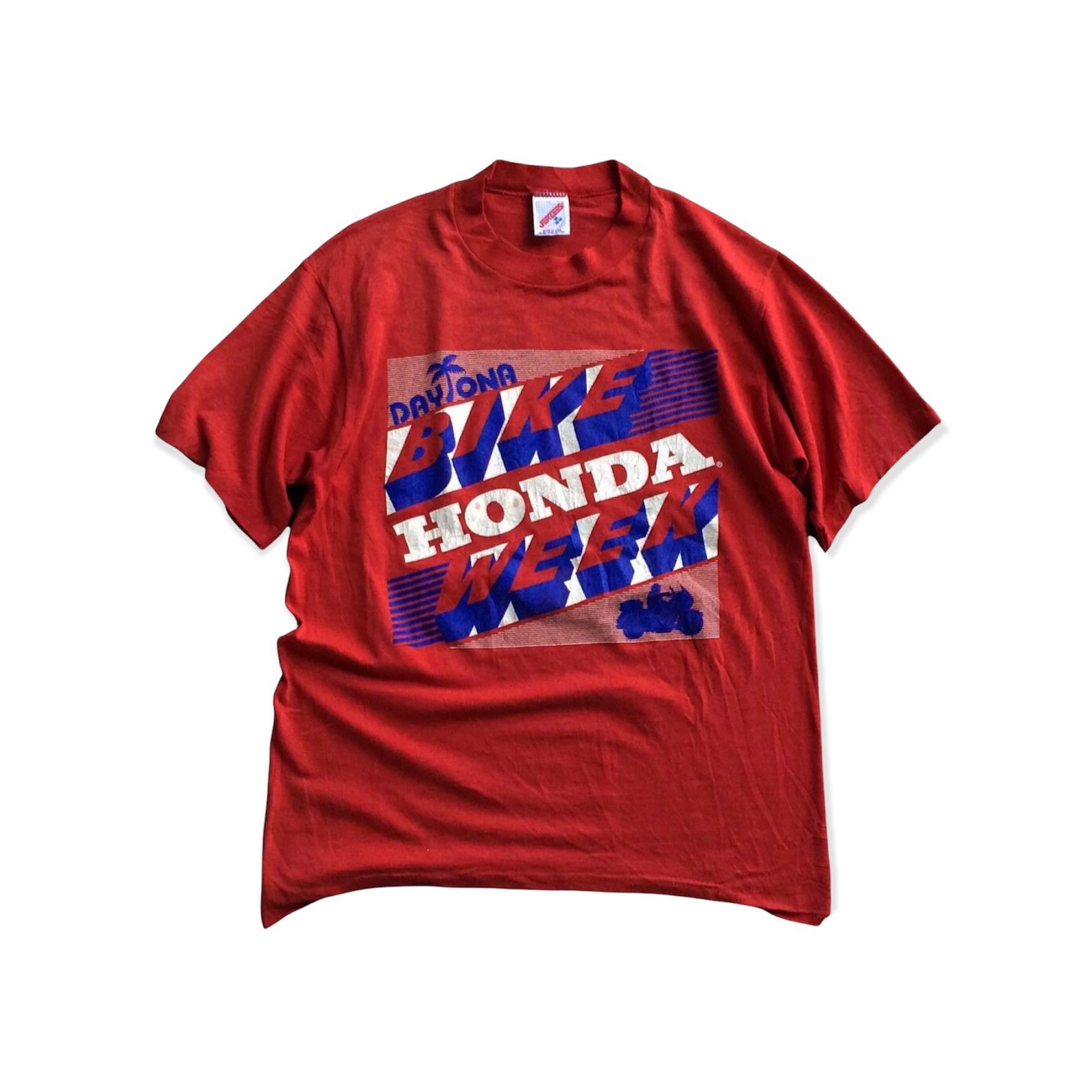 Vintage 80s Honda Bike Week Daytona Beach Single Stitch Tee