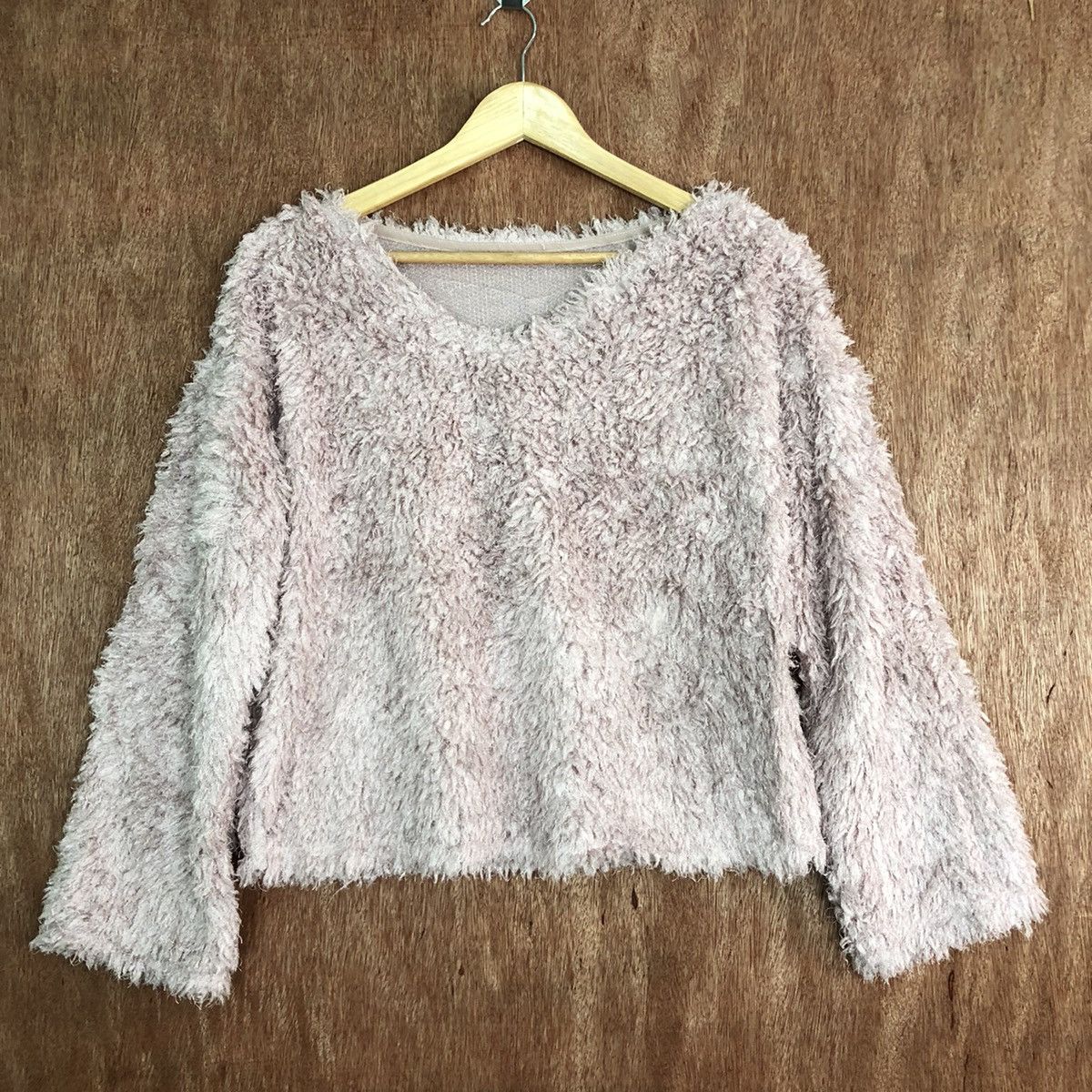 Homespun Knitwear Moca Light Purple Mohair Shag Shaggy Knitwear Size US M / EU 48-50 / 2 - 3 Thumbnail