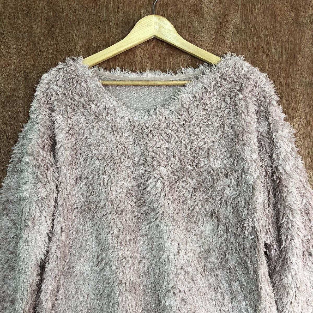 Homespun Knitwear Moca Light Purple Mohair Shag Shaggy Knitwear Size US M / EU 48-50 / 2 - 8 Thumbnail