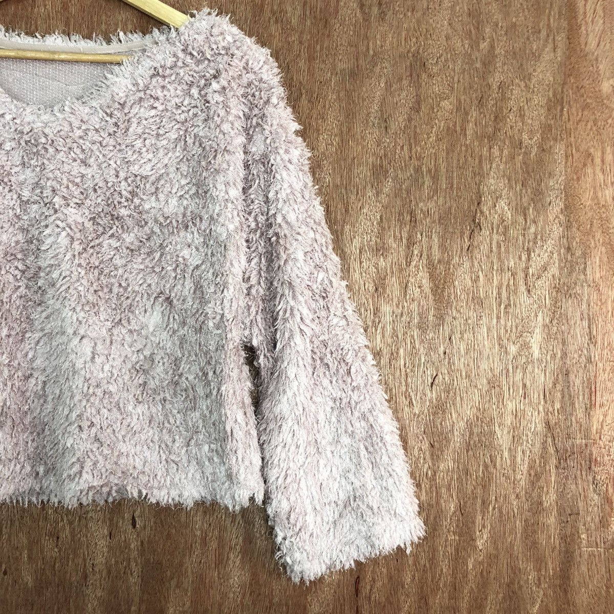 Homespun Knitwear Moca Light Purple Mohair Shag Shaggy Knitwear Size US M / EU 48-50 / 2 - 5 Thumbnail