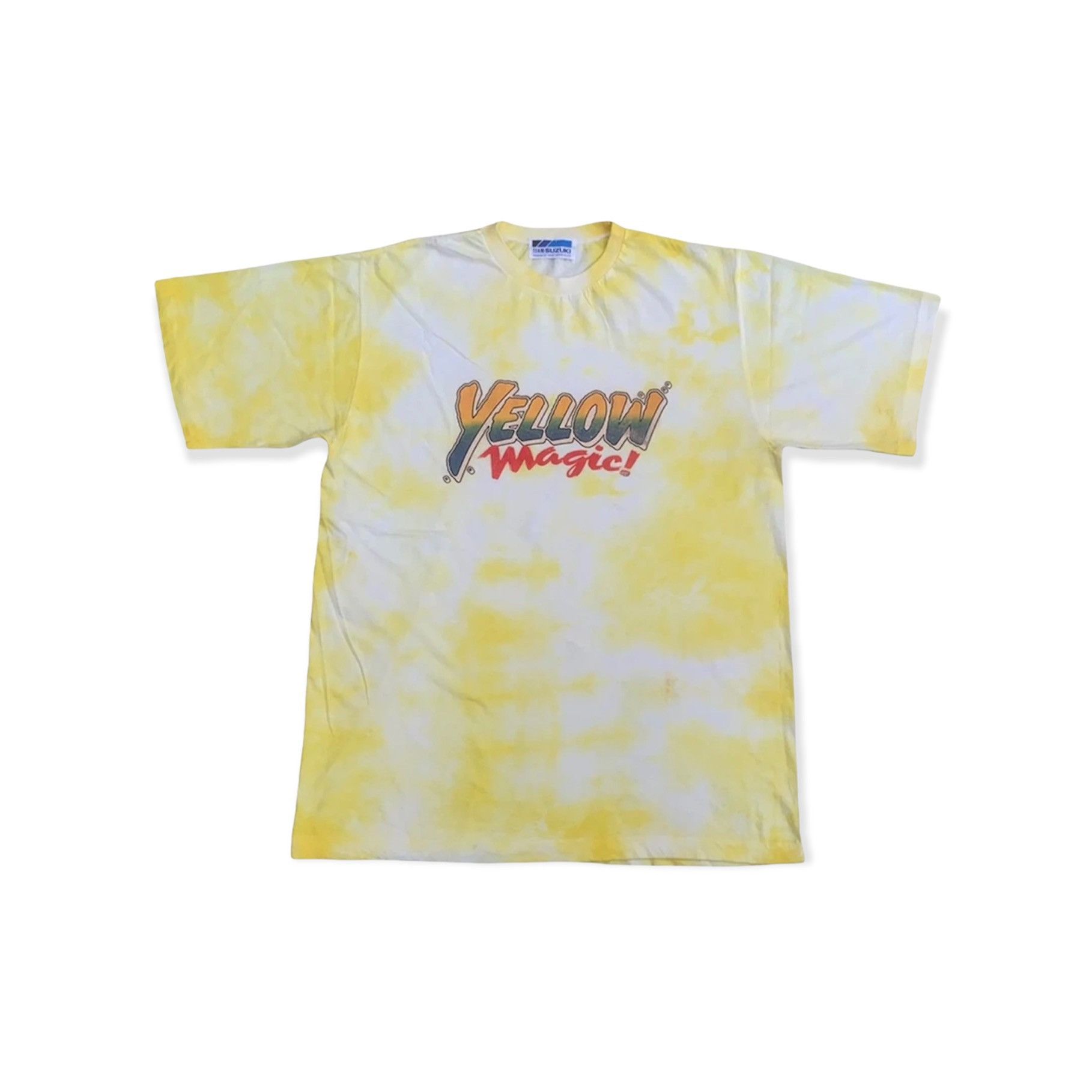 Very rare on sale vintage t shirts team suzuki yellow magic