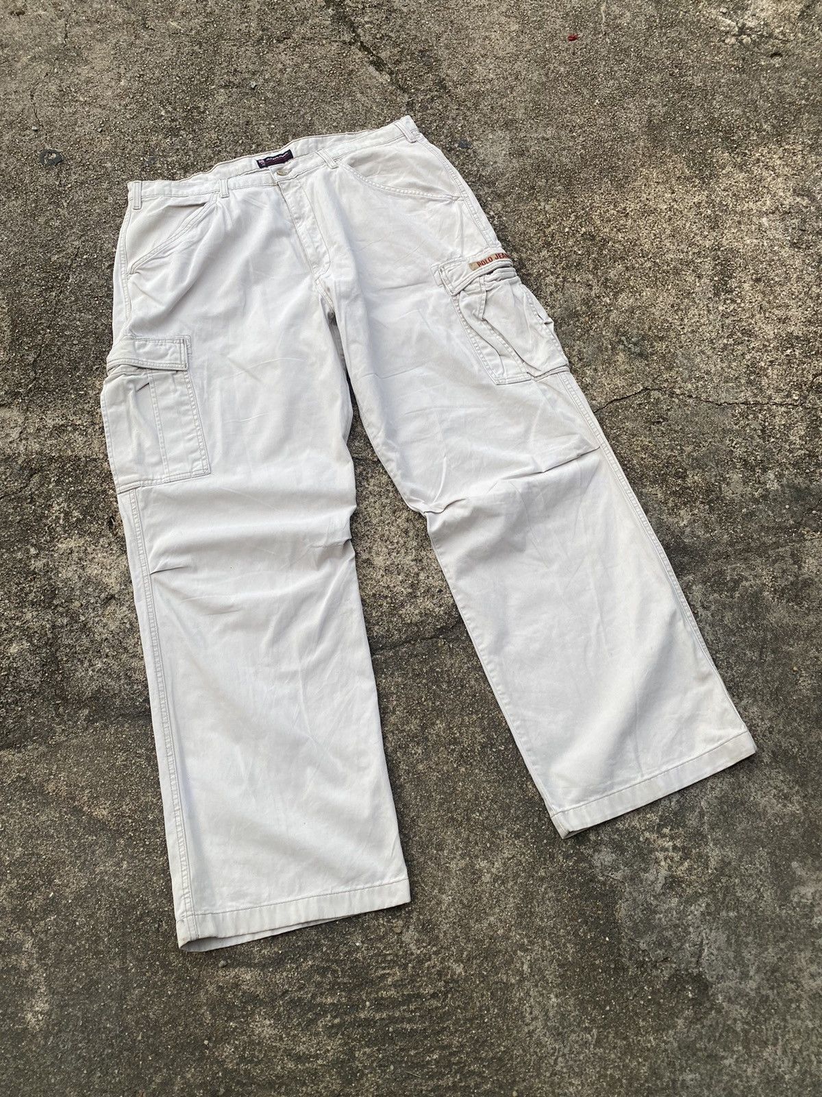 Vintage Vintage Polo Ralph Lauren Cargo Pant Baggy Tactical size 40 Size US 40 / EU 56 - 1 Thumbnail