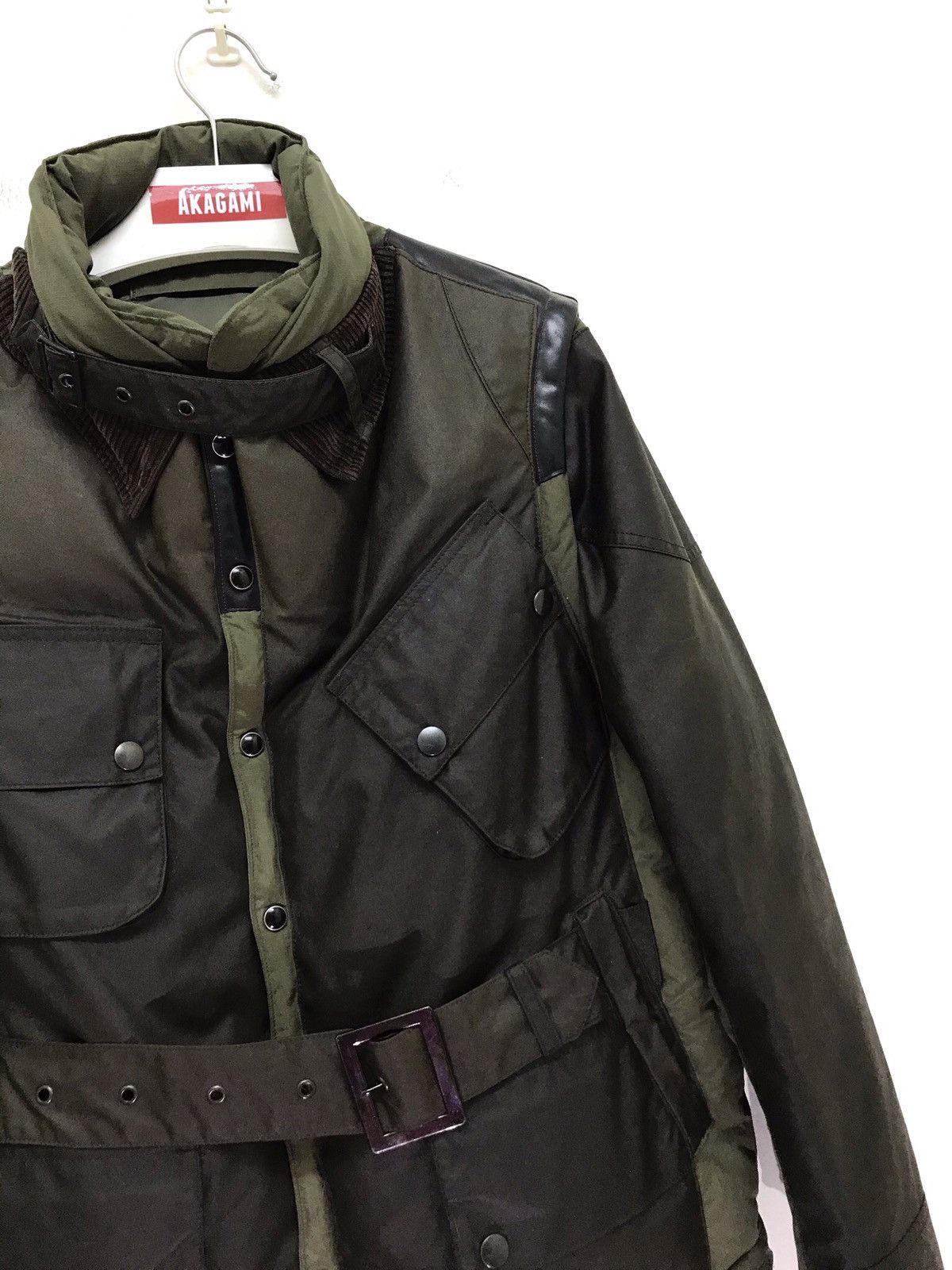Maison MIHARA YASUHIRO Rare Miharayasuhiro Paratrooper Down Jacket Waxed Slim Size US M / EU 48-50 / 2 - 3 Thumbnail