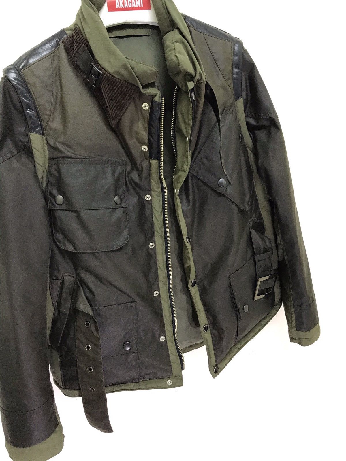 Maison MIHARA YASUHIRO Rare Miharayasuhiro Paratrooper Down Jacket Waxed Slim Size US M / EU 48-50 / 2 - 6 Thumbnail