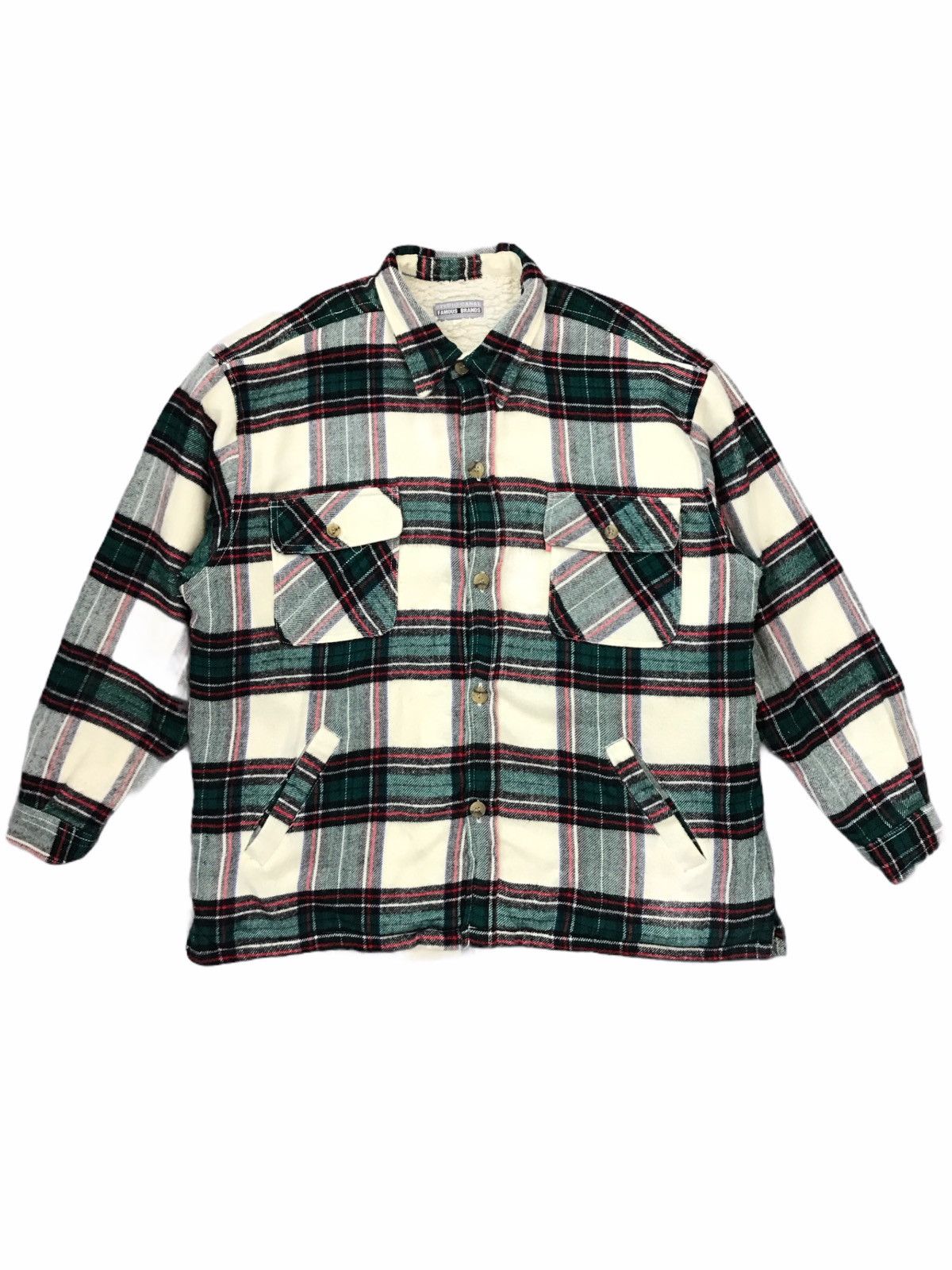 Japanese Brand Studio Canal Japan Sherpa Checkered Jacket Size US L / EU 52-54 / 3 - 1 Thumbnail