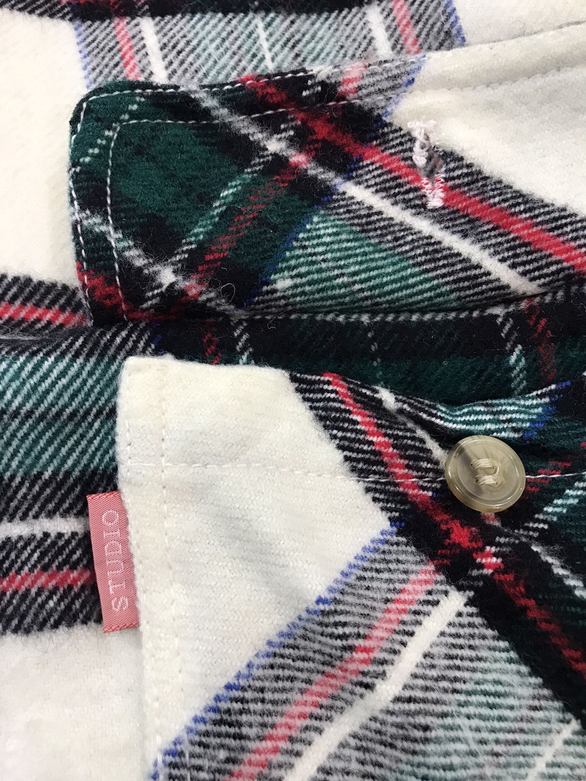 Japanese Brand Studio Canal Japan Sherpa Checkered Jacket Size US L / EU 52-54 / 3 - 4 Thumbnail