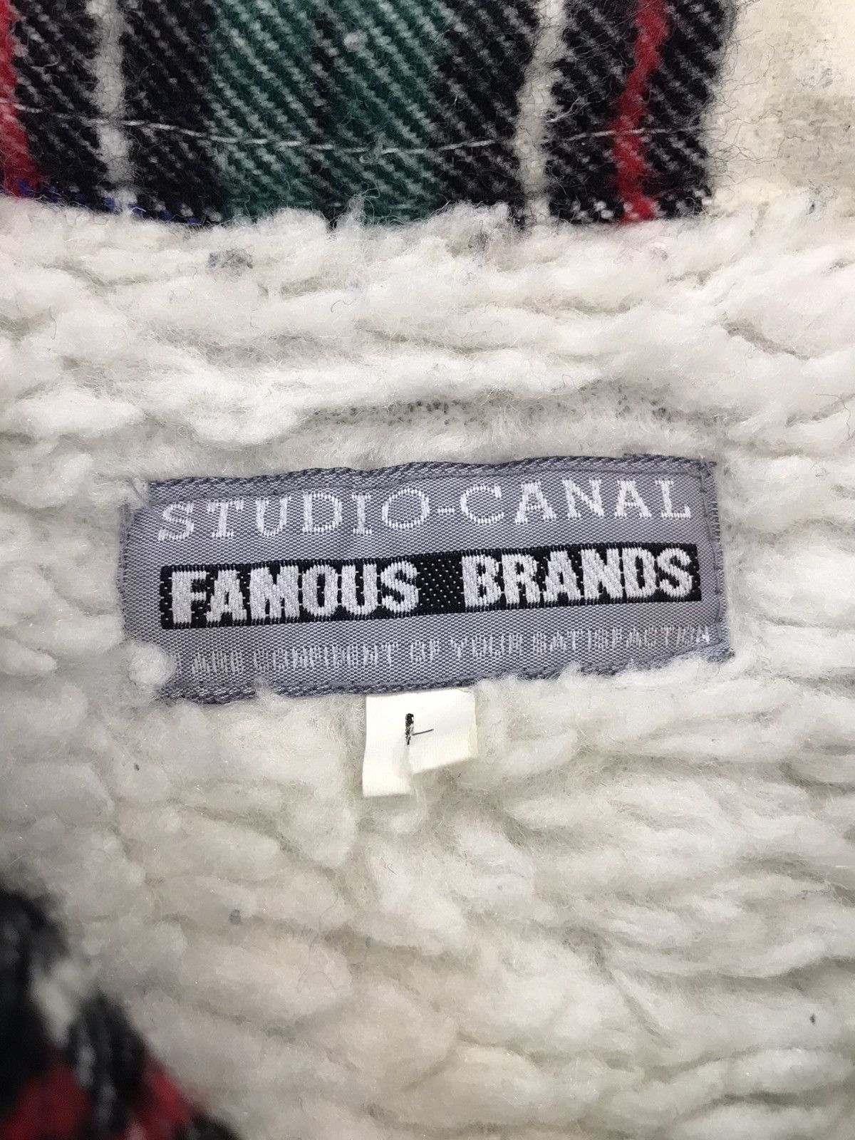 Japanese Brand Studio Canal Japan Sherpa Checkered Jacket Size US L / EU 52-54 / 3 - 5 Thumbnail