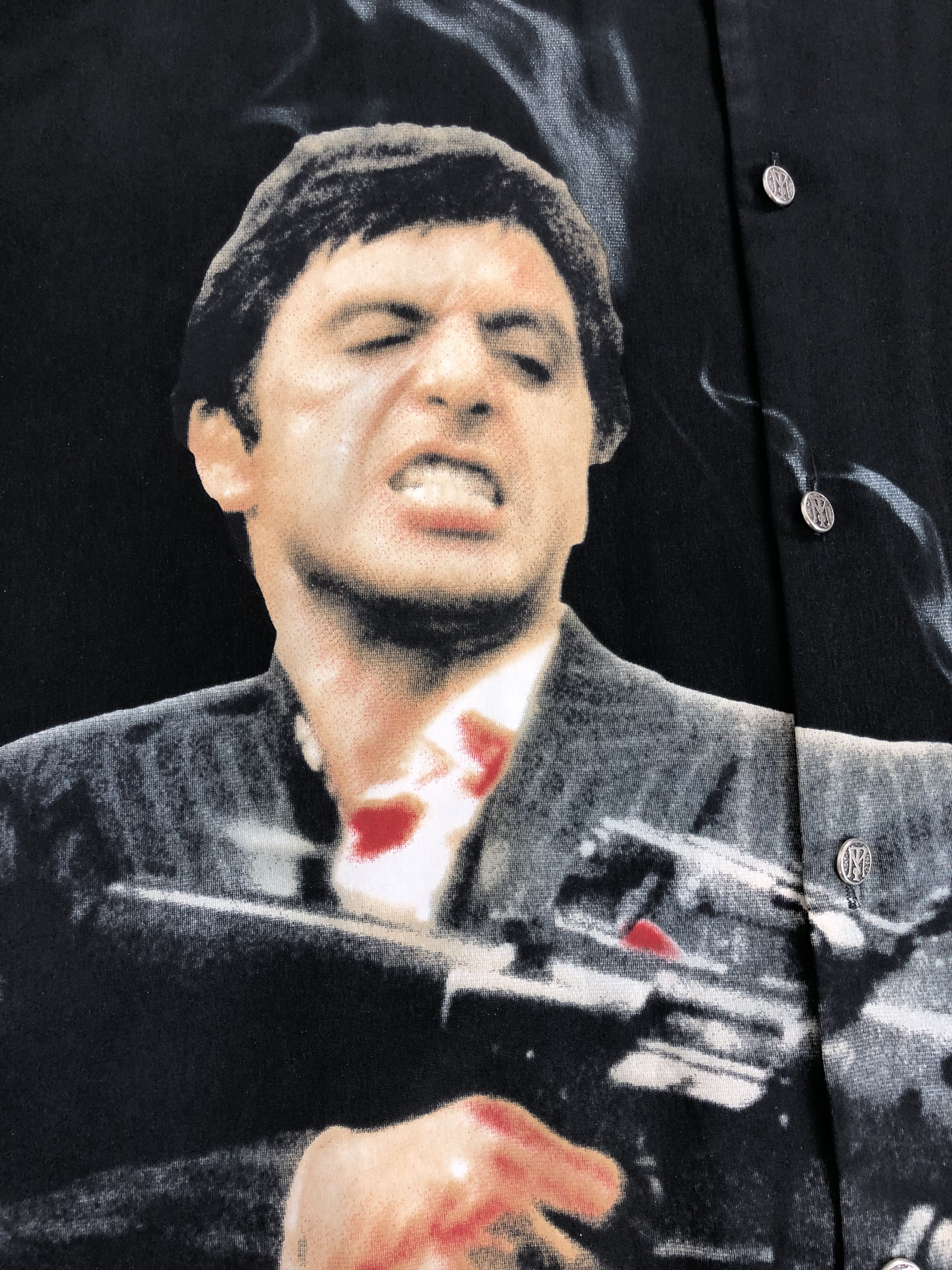 Vintage Vintage 90s Scarface Tony Montana Al Pachino (Taxi Driver) Size US XL / EU 56 / 4 - 4 Thumbnail