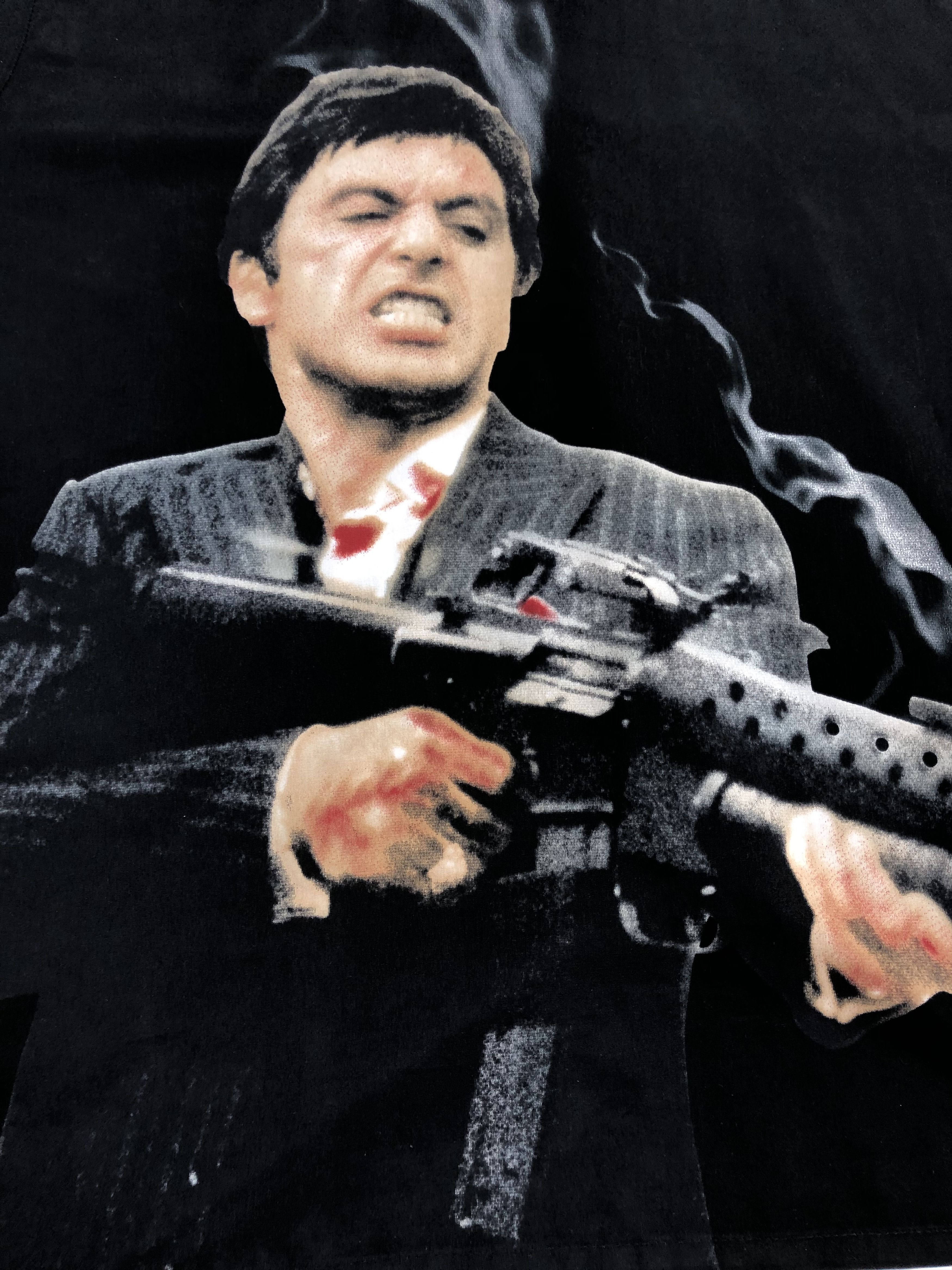 Vintage Vintage 90s Scarface Tony Montana Al Pachino (Taxi Driver) Size US XL / EU 56 / 4 - 9 Thumbnail