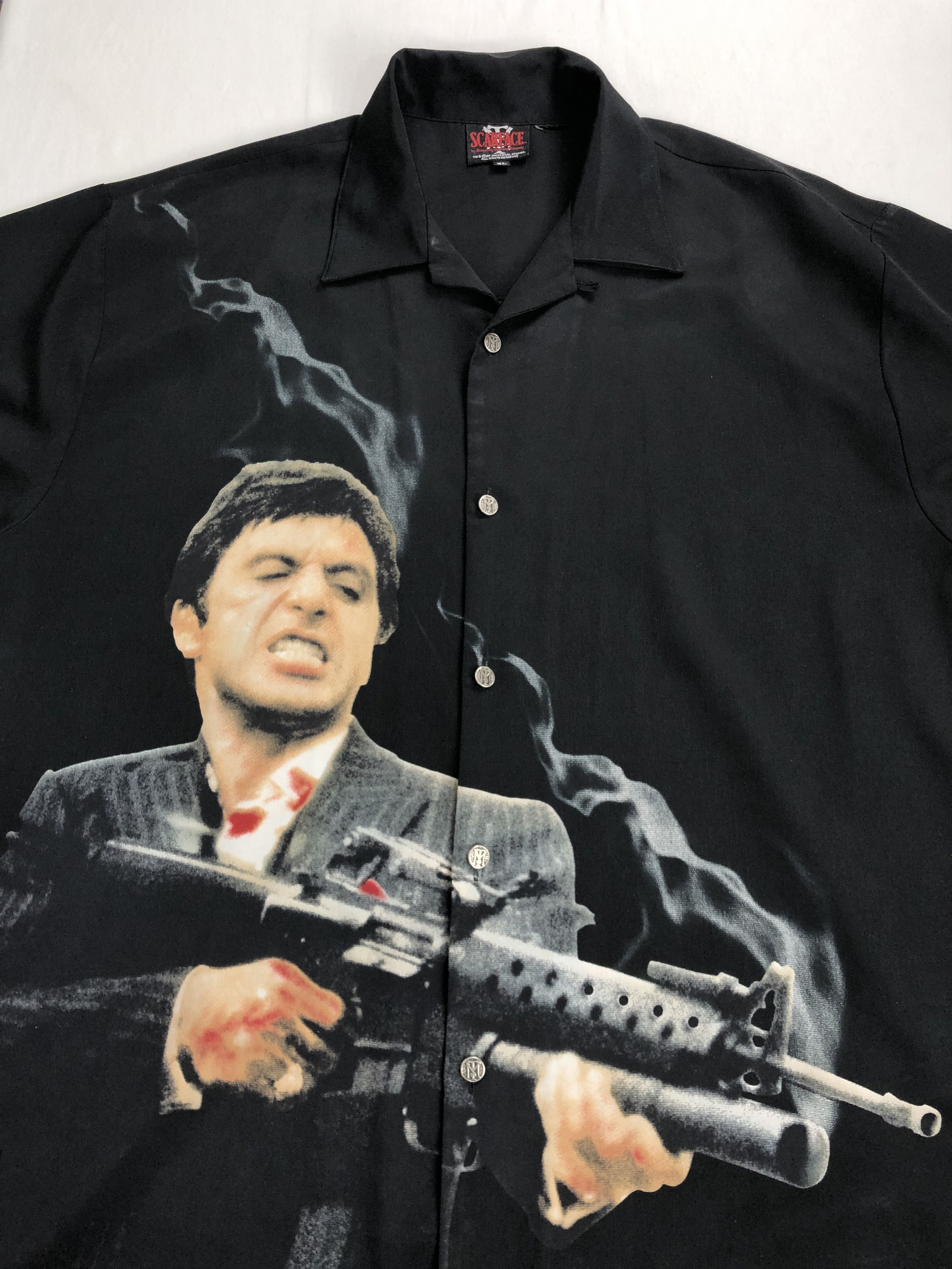 Vintage Vintage 90s Scarface Tony Montana Al Pachino (Taxi Driver) Size US XL / EU 56 / 4 - 3 Thumbnail